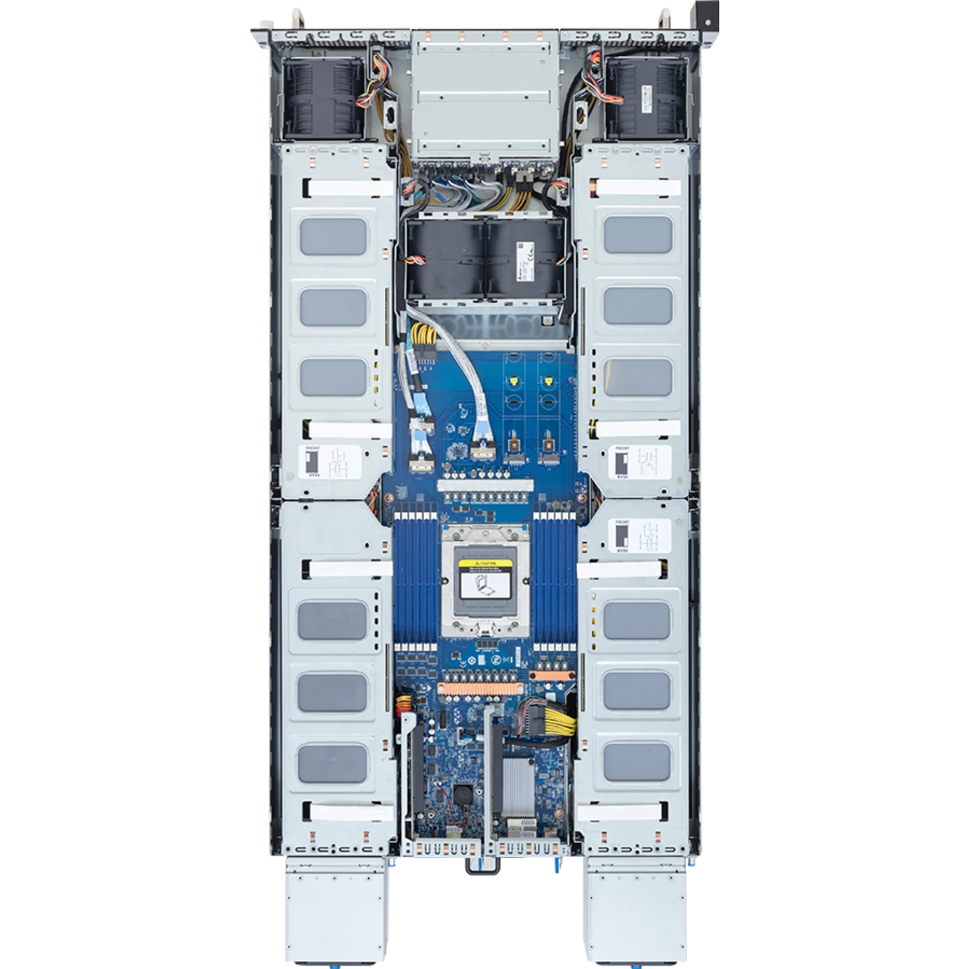 G294-Z22-AAP2 Gigabyte top view Gigabyte G294-Z22-AAP2 top view