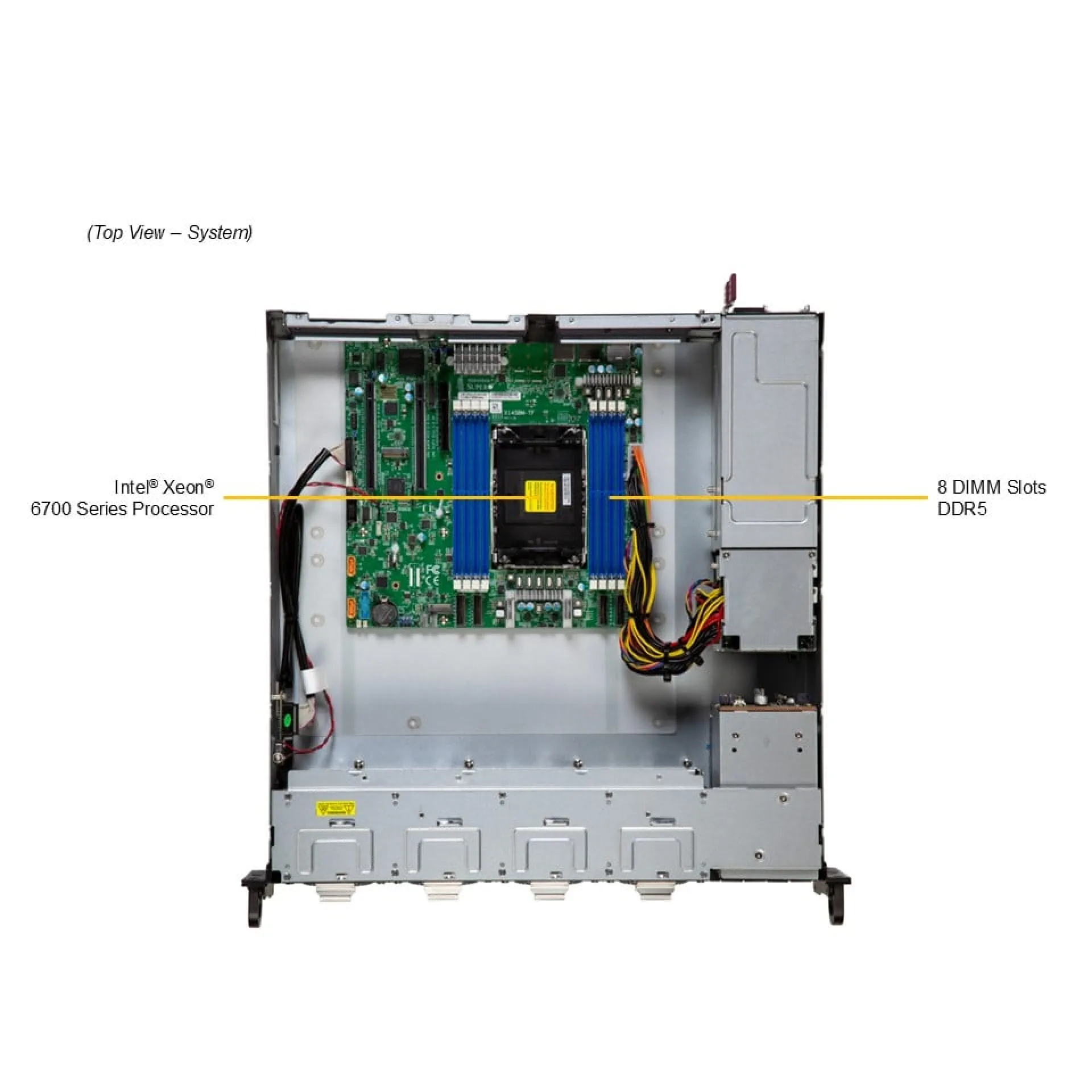 Supermicro SYS-212B-N2T top view