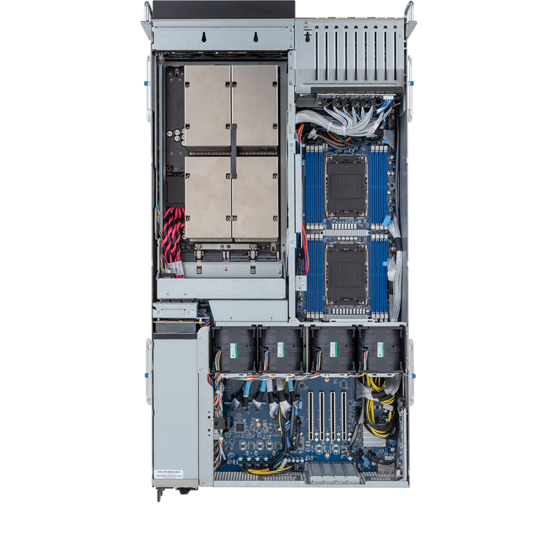 Gigabyte G363-SR0-AAX4 top view 