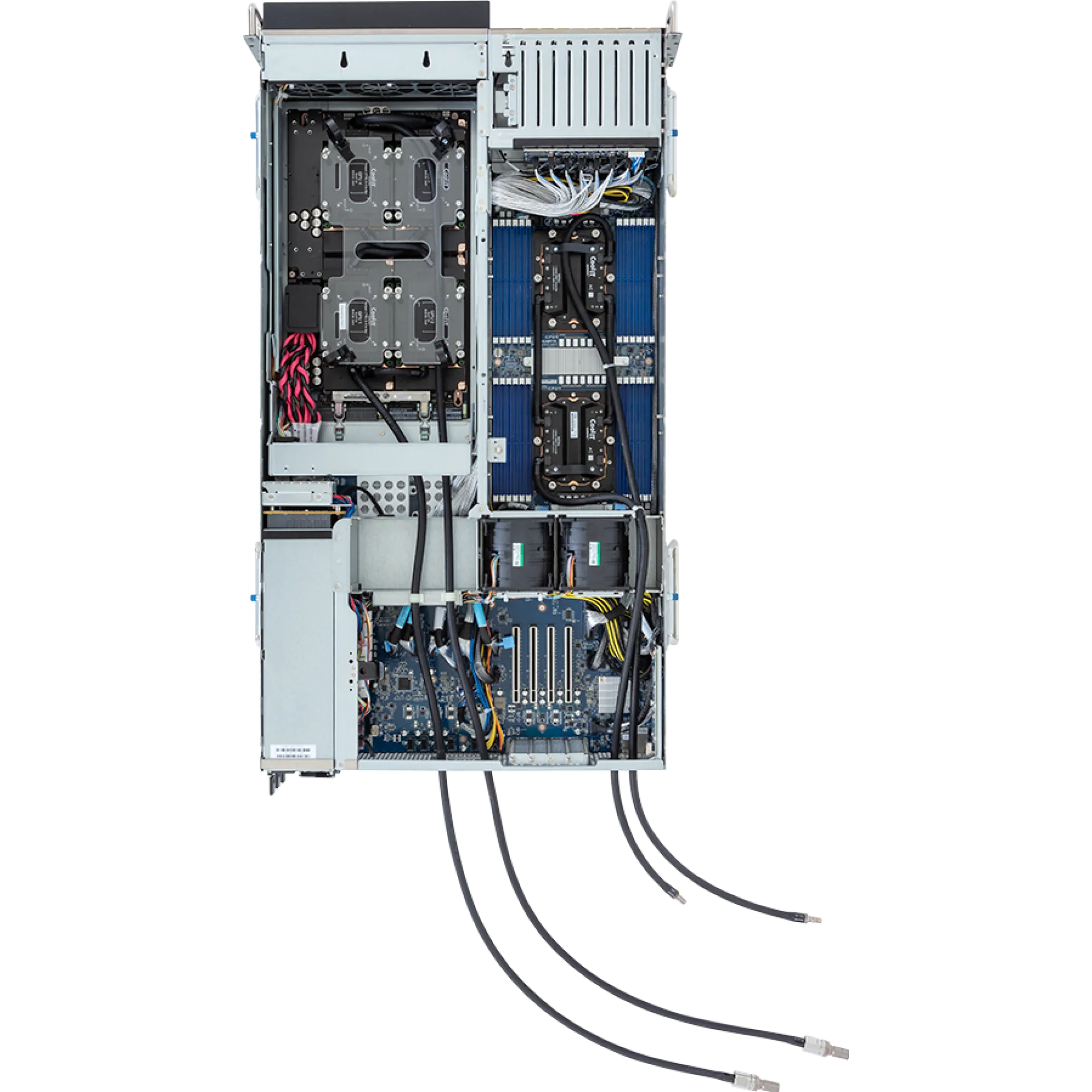 Gigabyte G363-ZR0-LAX4 top view 