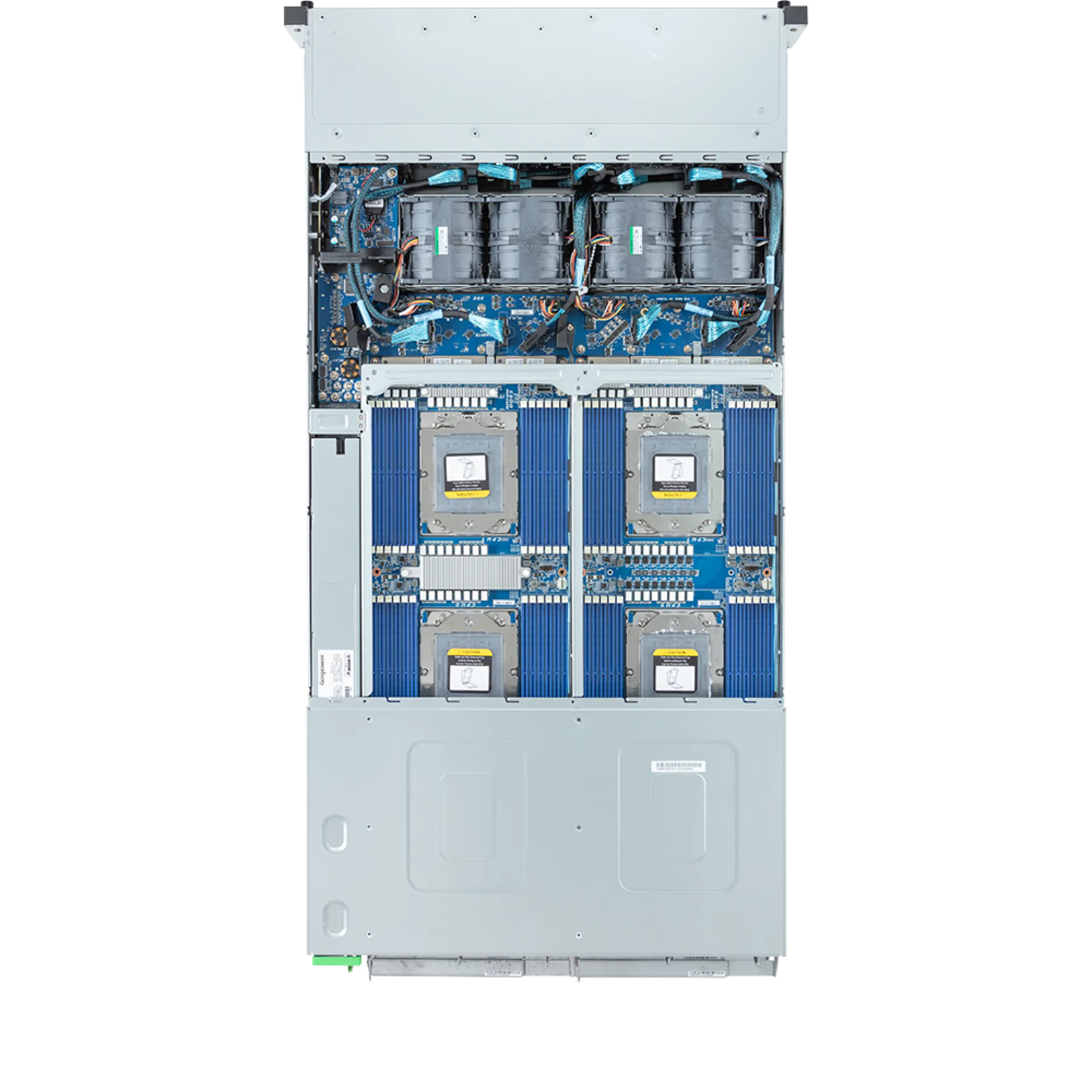 H273-Z81-AAN1 Gigabyte top view Gigabyte H273-Z81-AAN1 top view