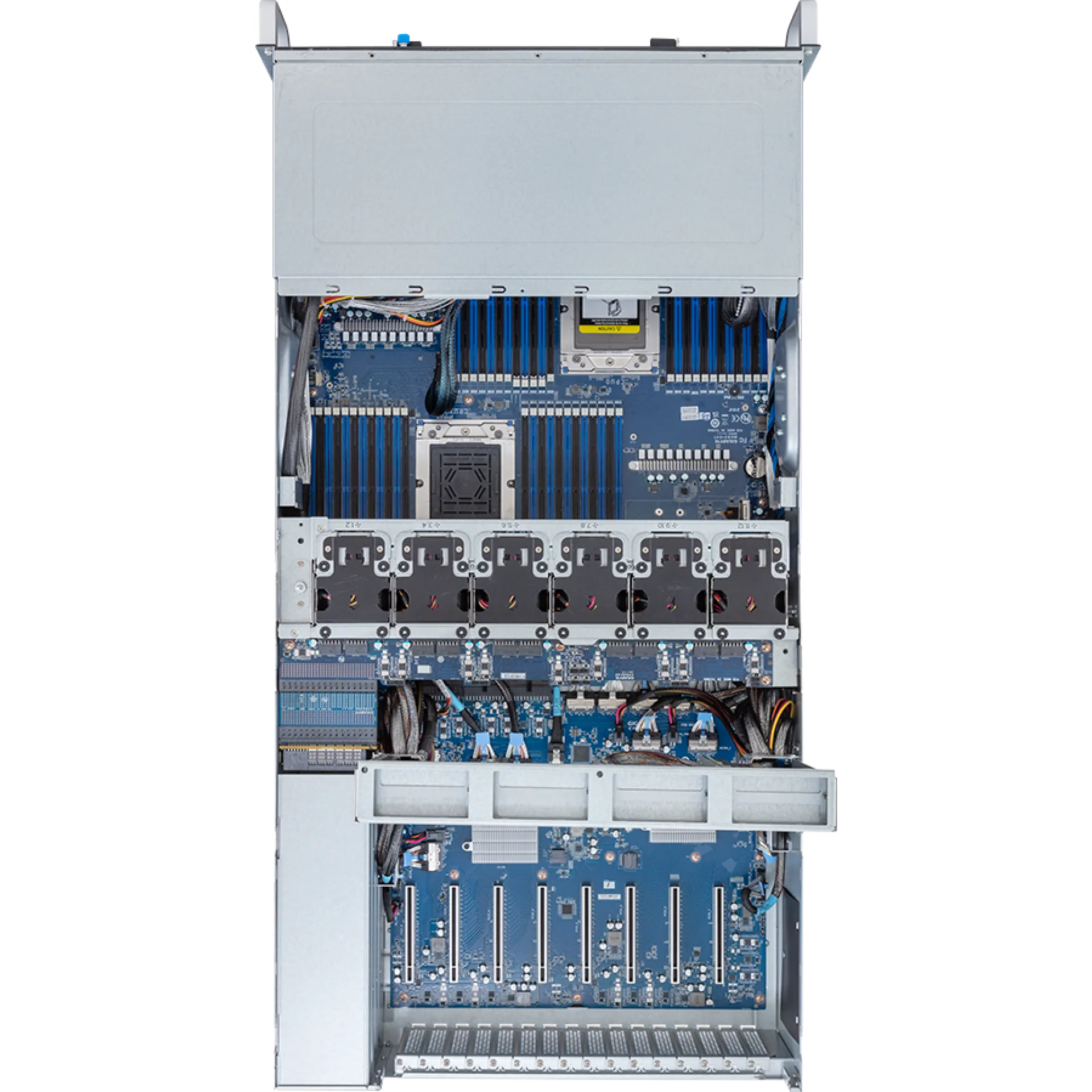 G493-ZB3-AAP1 Gigabyte top view Gigabyte G493-ZB3-AAP1 top view