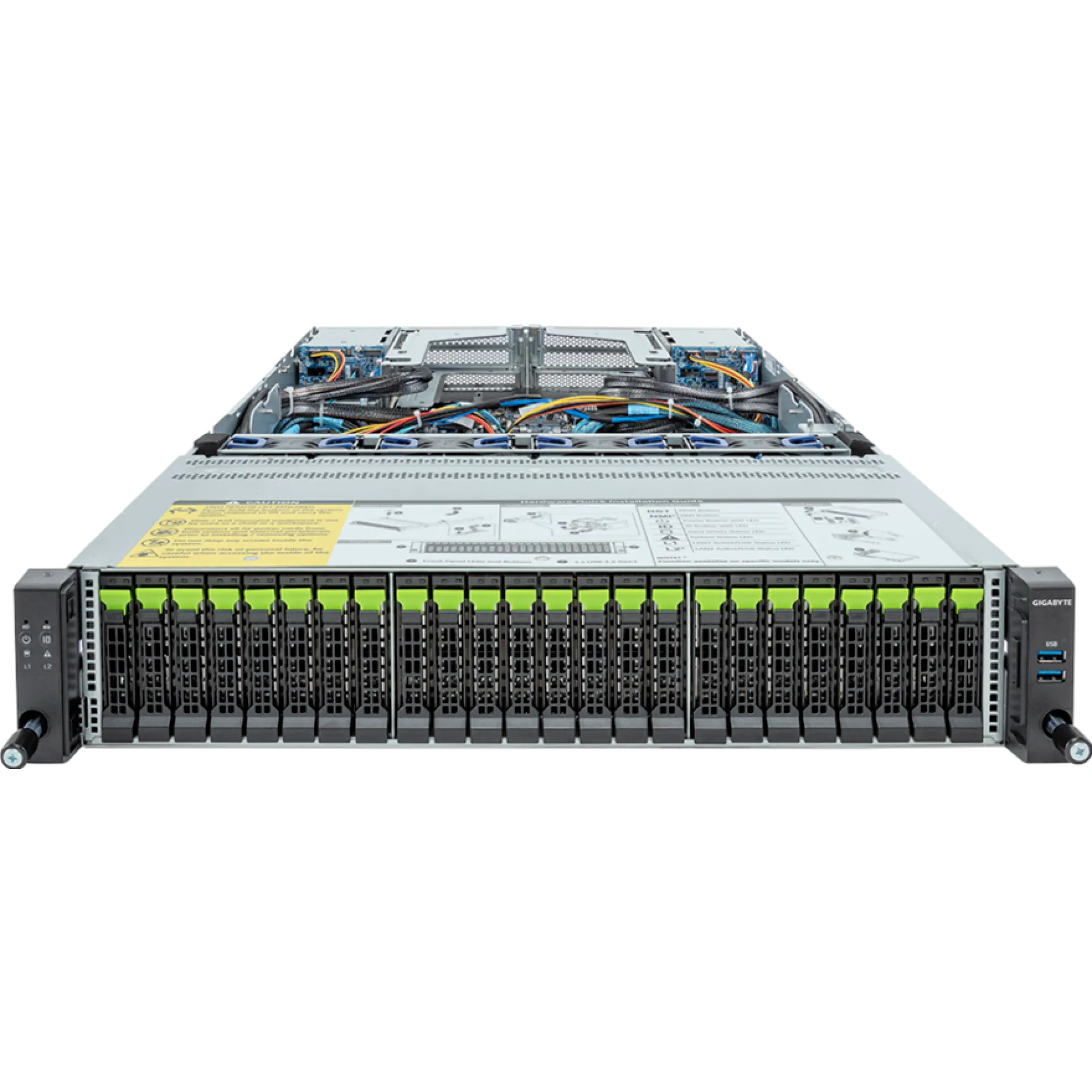 Gigabyte R283-Z92-AAE1 front view