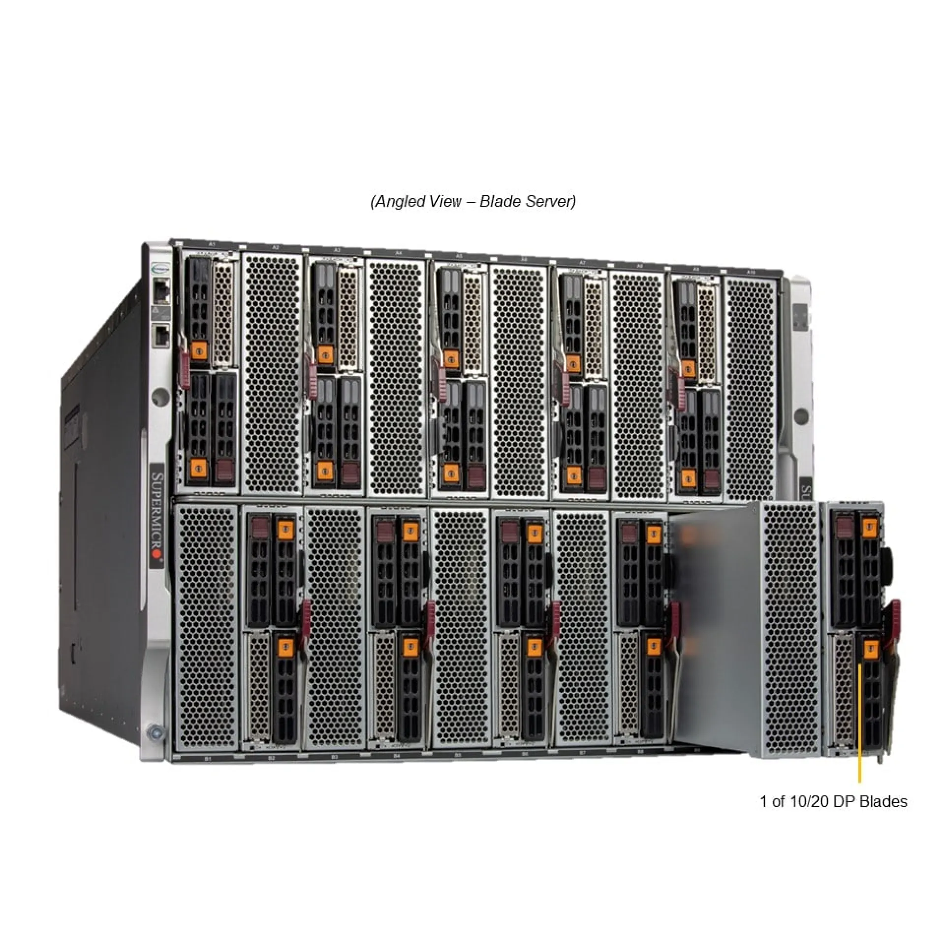 SBI-421E-5T3N Supermicro angle view Supermicro SBI-421E-5T3N angle view
