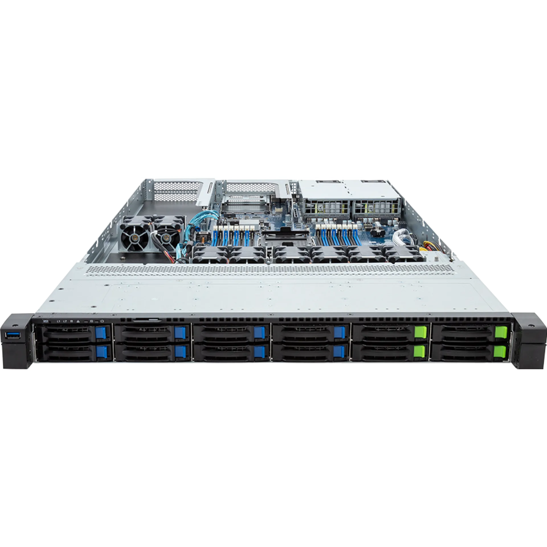 Gigabyte R163-SG2-AAC1 front view 