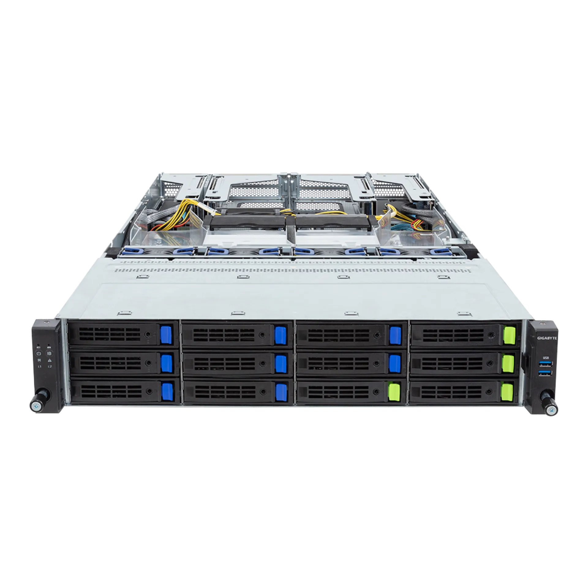 Gigabyte R283-S93-AAF1 front view