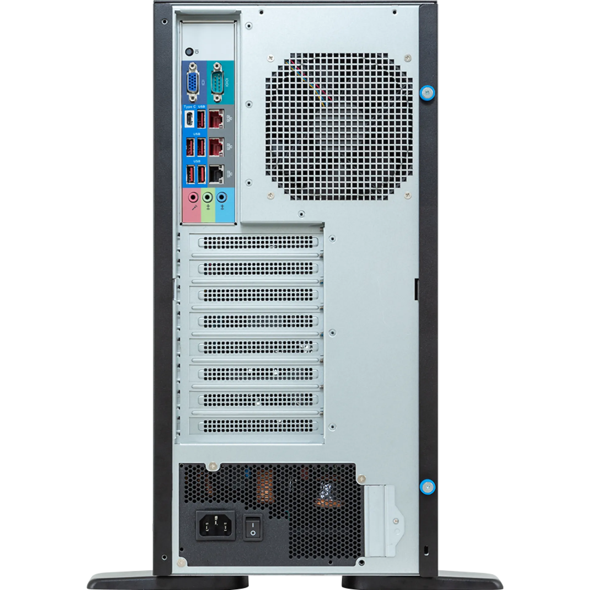 Gigabyte W753-W50-AA01 rear view 