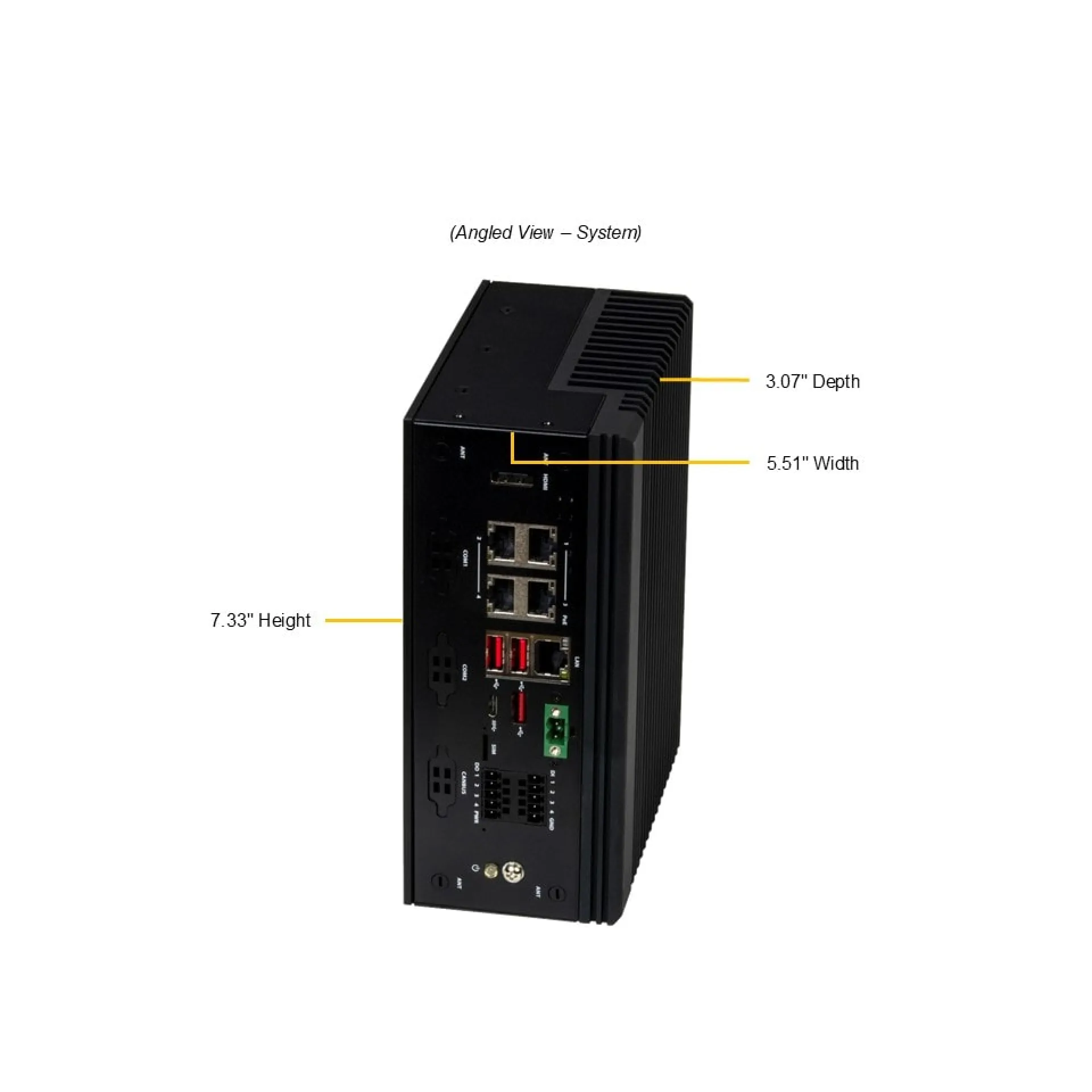 Supermicro ARS-E103-JONX-H2 angle view