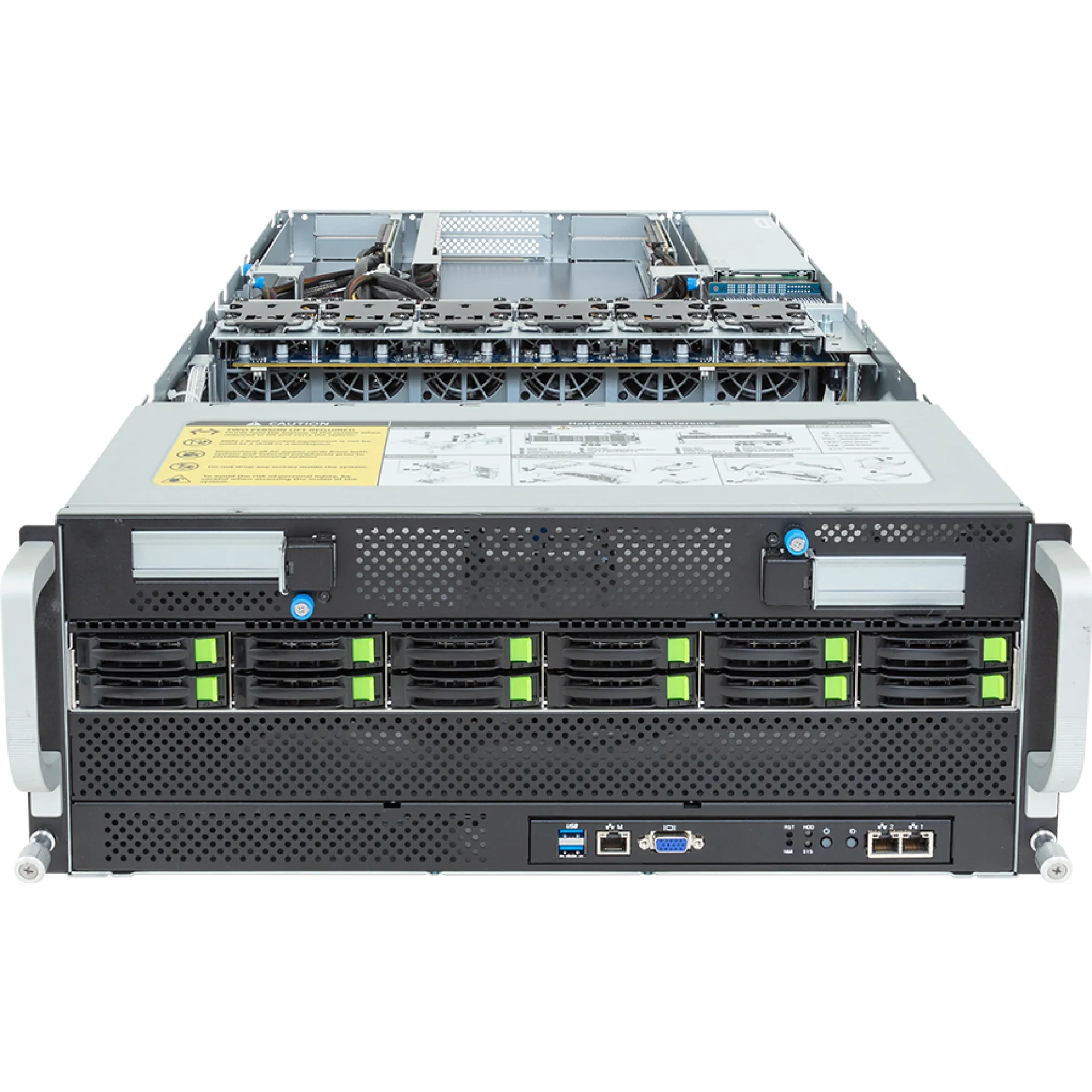 Gigabyte G493-ZB4-AAP1 front view 
