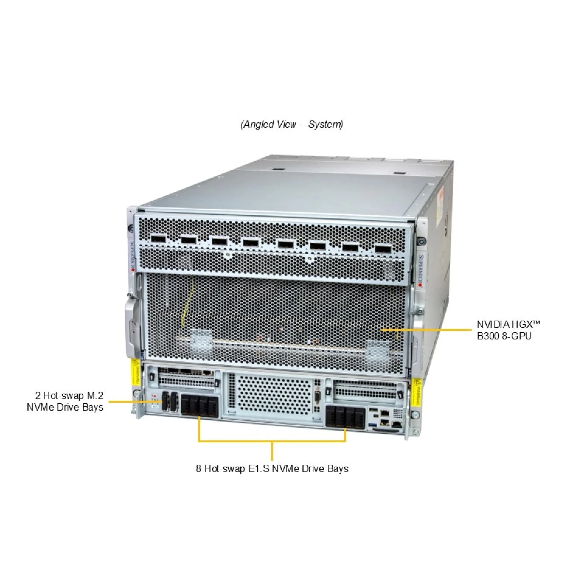SYS-822GS-NB3RT | Supermicro Dual Xeon 6700 w/ P-cores 8U Rack Server