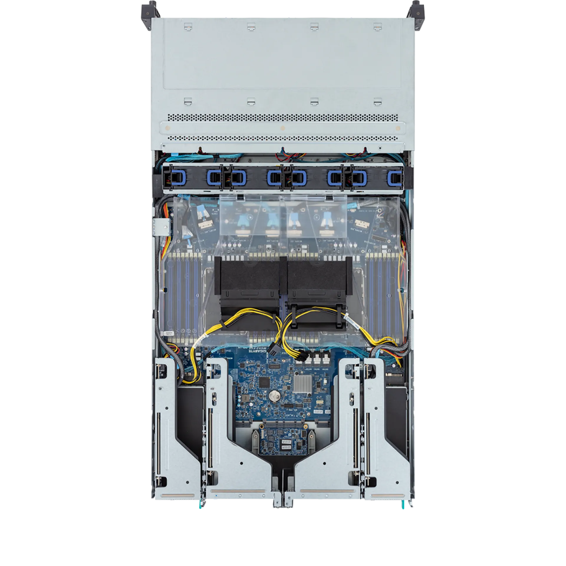 R283-S93-AAL1 Gigabyte top view Gigabyte R283-S93-AAL1 top view