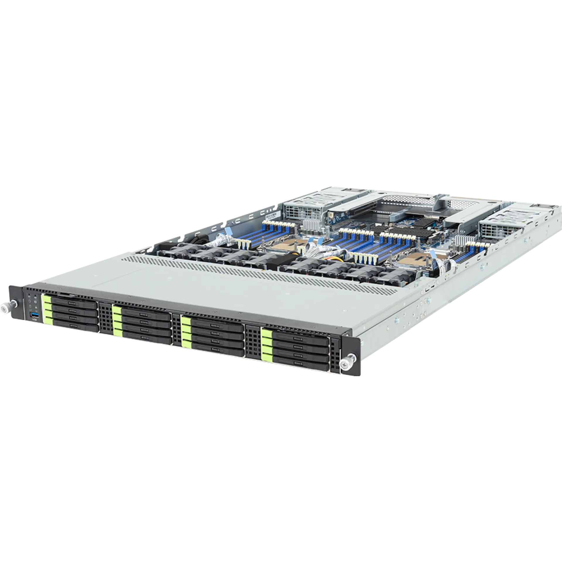 R184-S94-AAV1 Gigabyte angle view Gigabyte R184-S94-AAV1 angle view