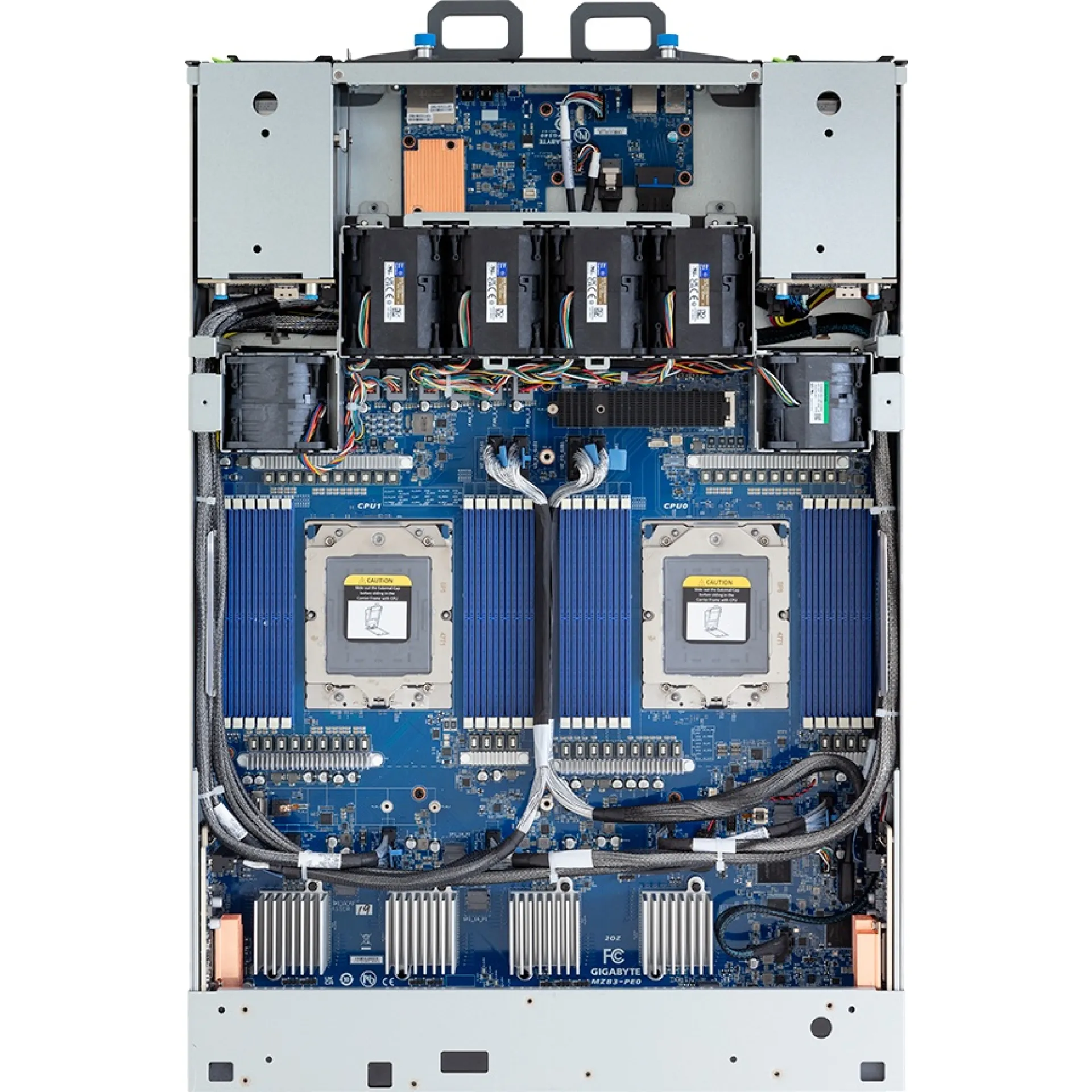 G893-ZD1-AAX3 Gigabyte top view Gigabyte G893-ZD1-AAX3 top view