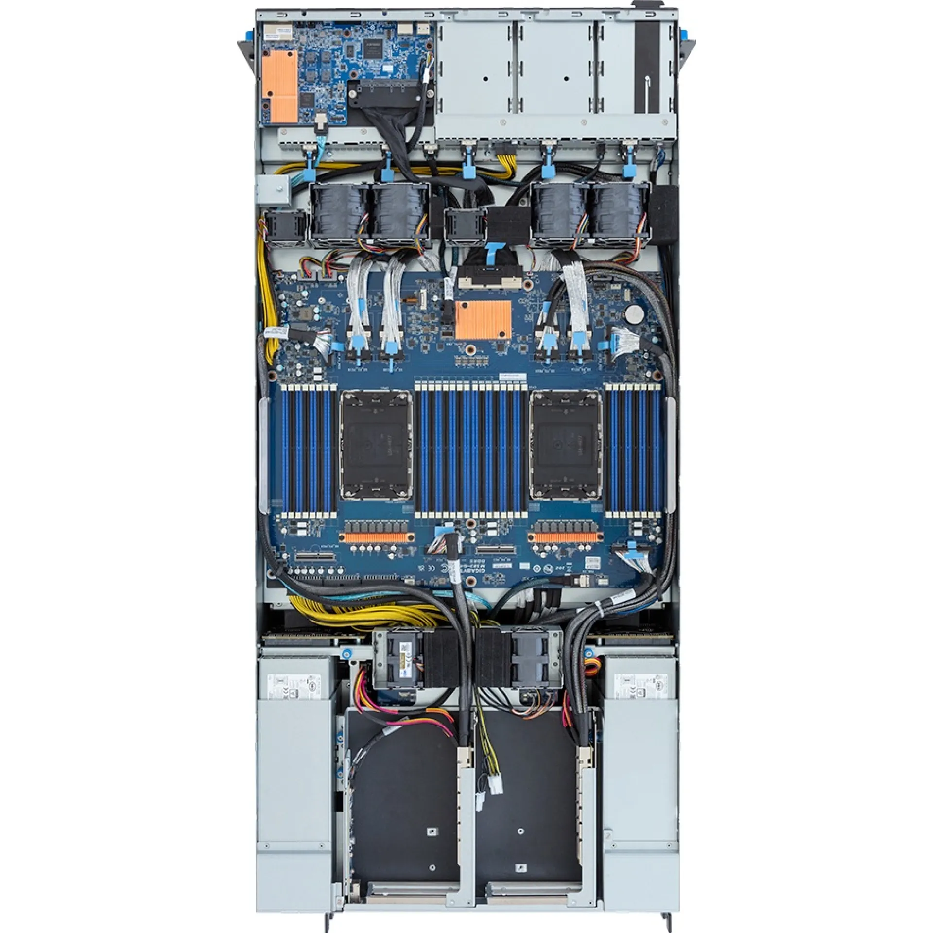 G593-SD2-AAX1 Gigabyte top view Gigabyte G593-SD2-AAX1 top view