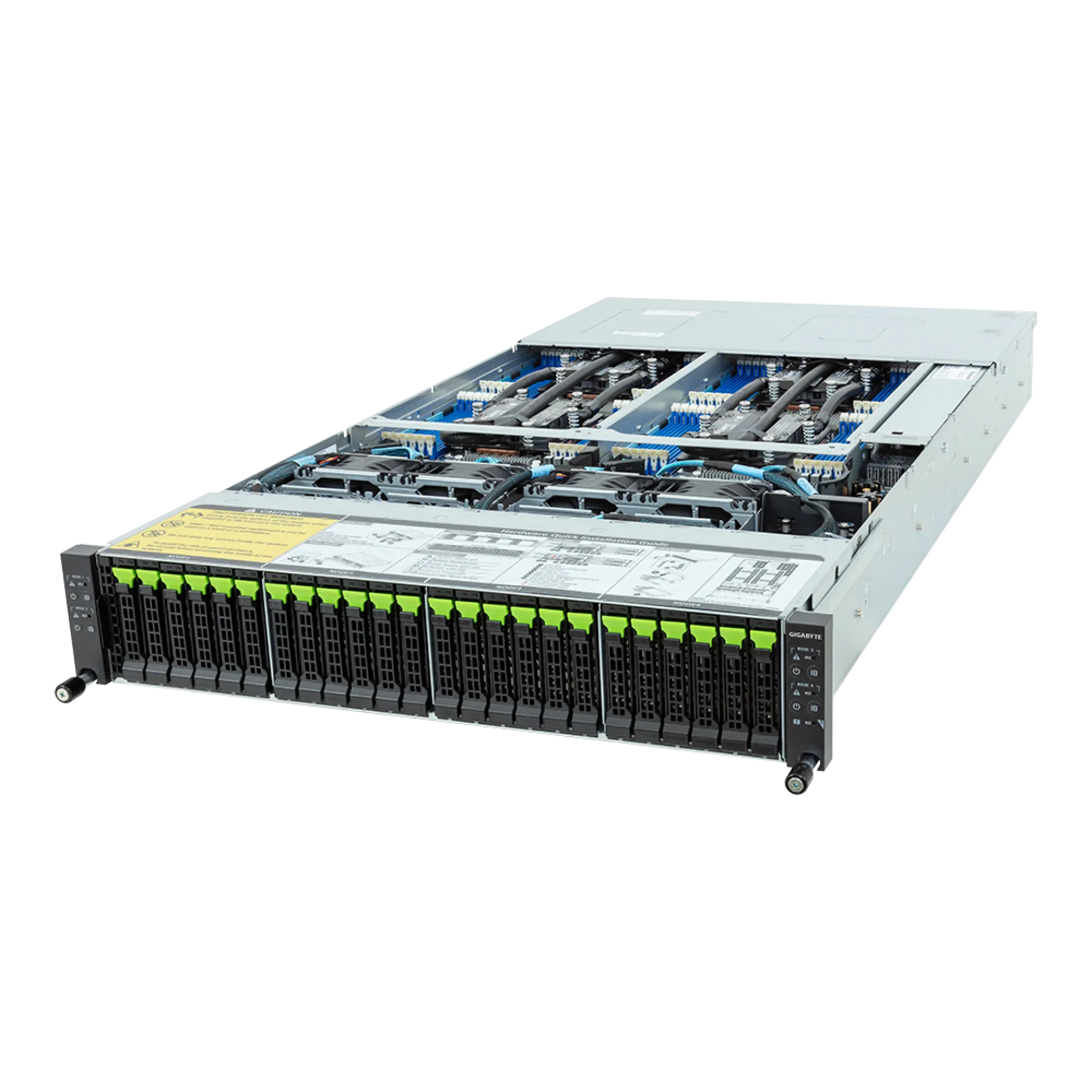 H273-Z80-LAW1 Gigabyte angle view Gigabyte H273-Z80-LAW1 angle view