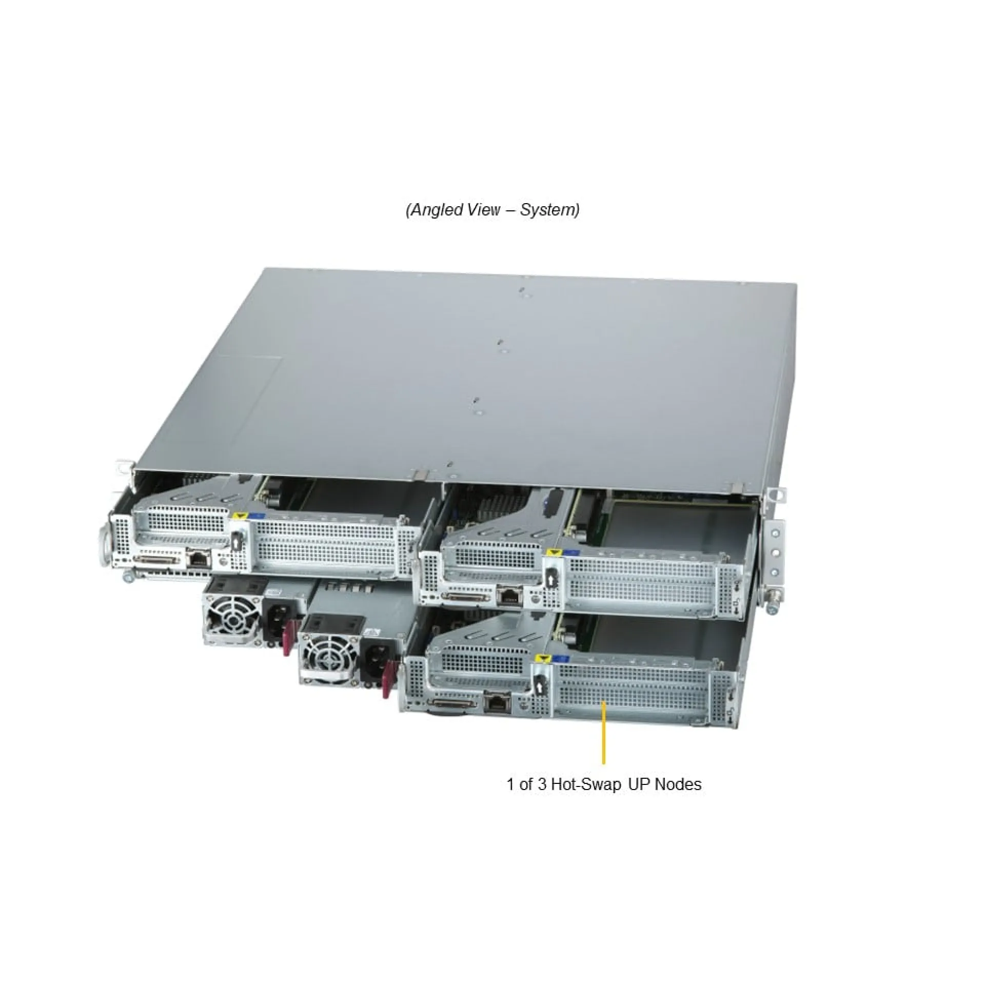 SYS-211SE-31AS Supermicro angle view Supermicro SYS-211SE-31AS angle view