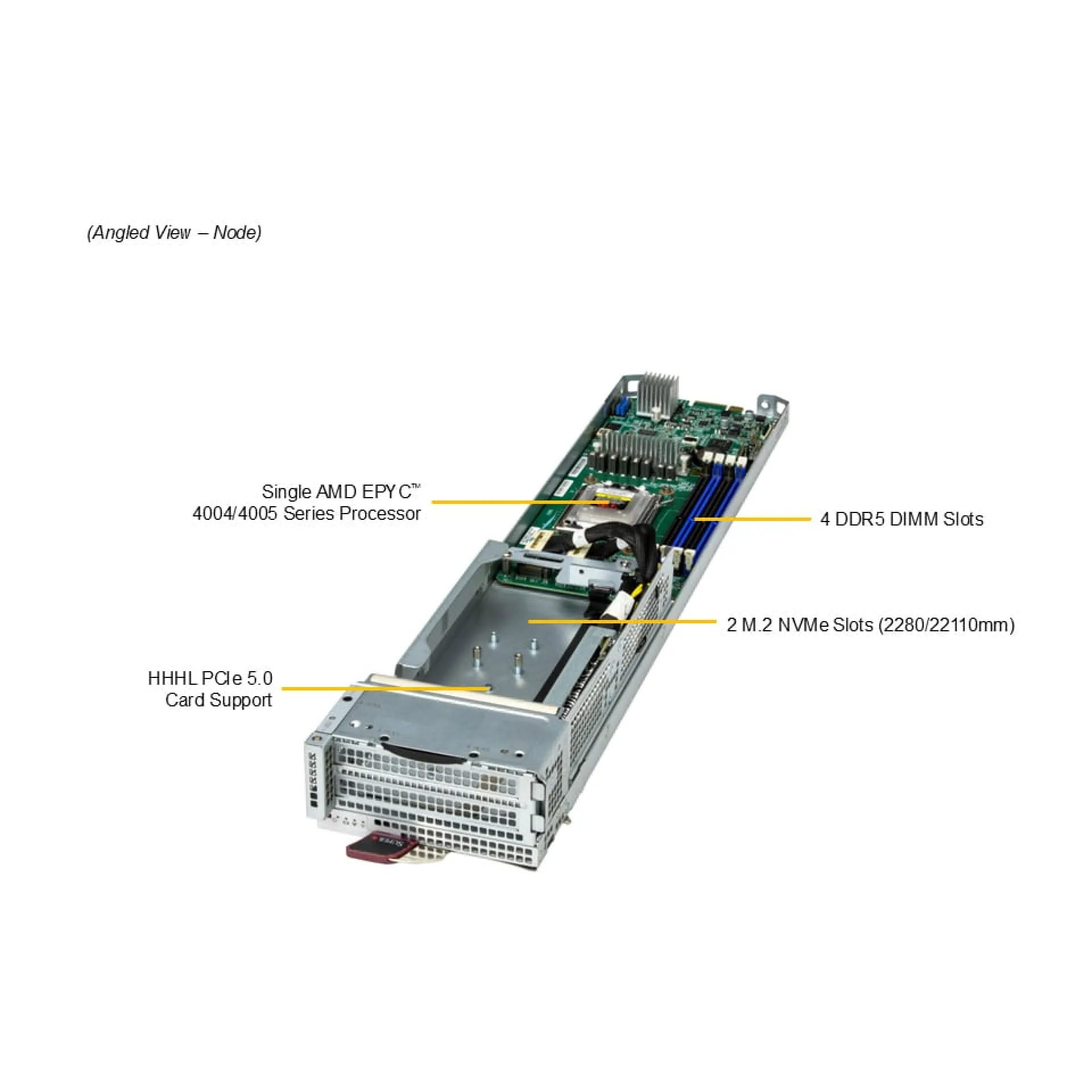 MBS-614E-315R | Supermicro Single EPYC 4005 EPYC 4004 6U Blade Server