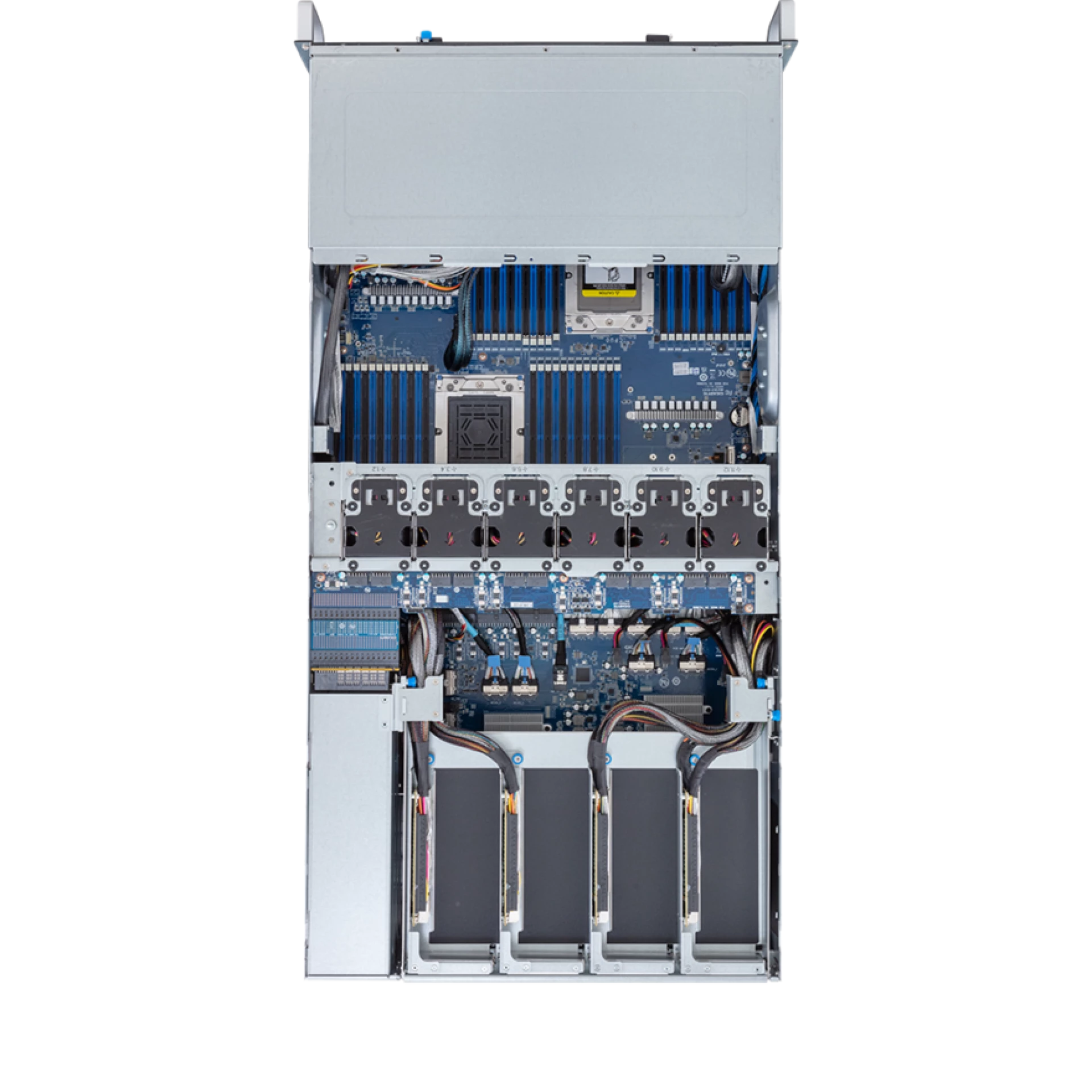 G493-ZB3-AAP1 Gigabyte top view Gigabyte G493-ZB3-AAP1 top view