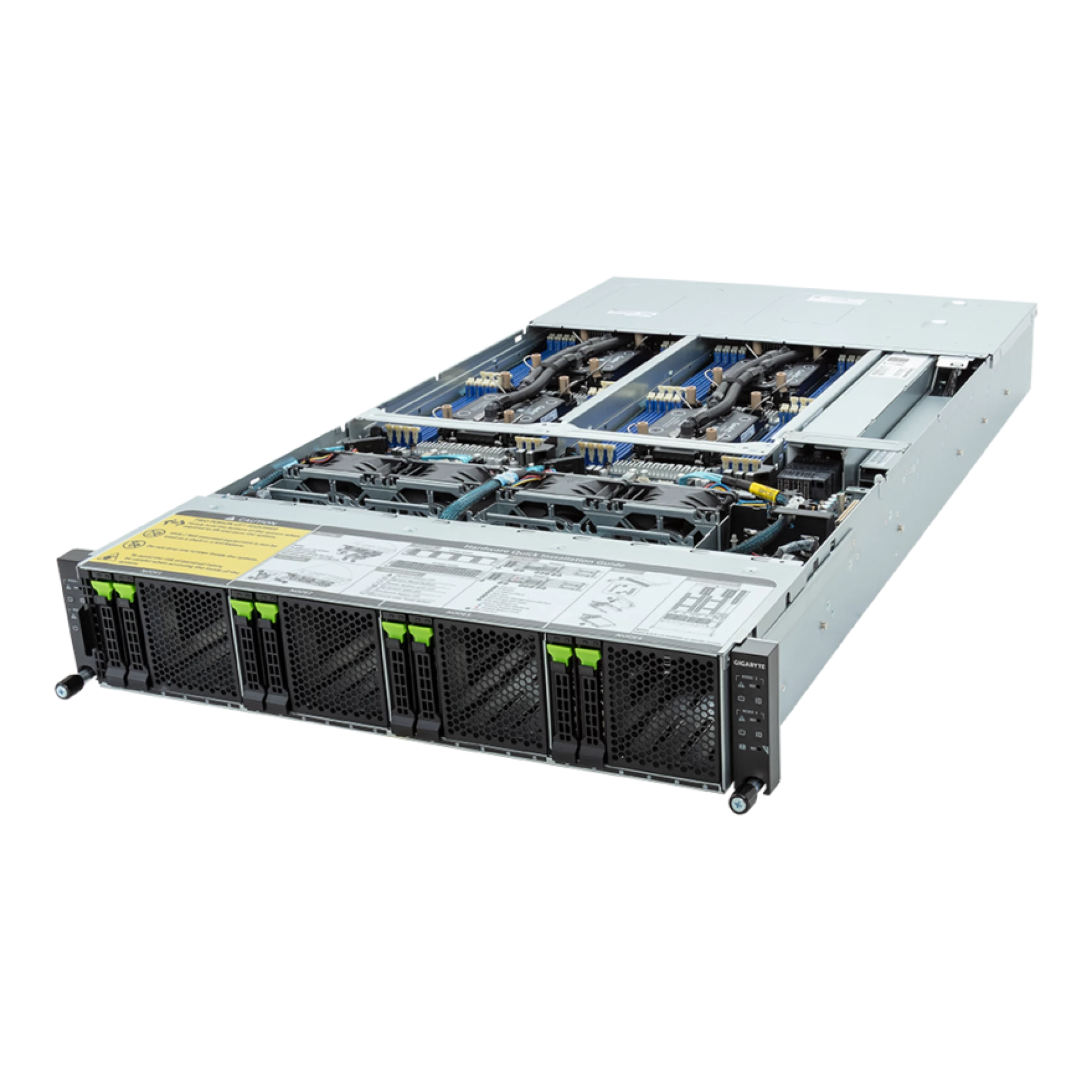 H263-S63-LAN1 Gigabyte angle view Gigabyte H263-S63-LAN1 angle view
