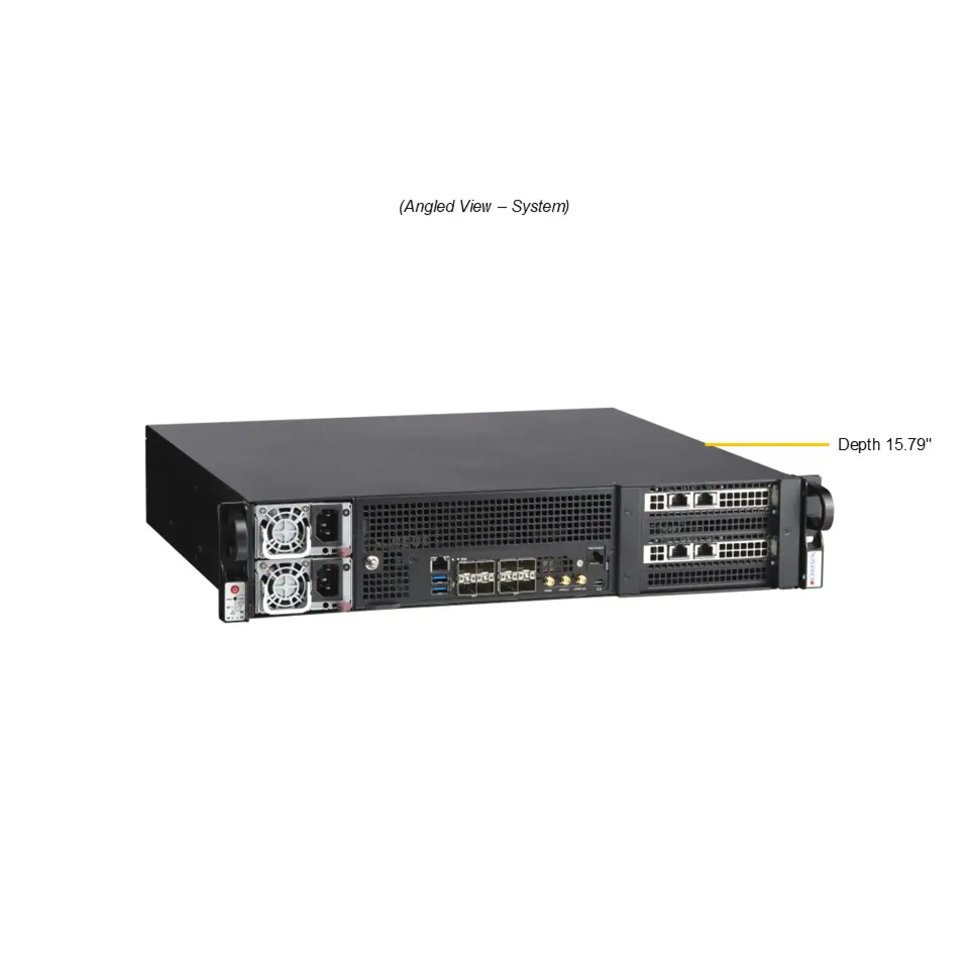 SYS-212D-64C-FN8P Supermicro angle view Supermicro SYS-212D-64C-FN8P angle view