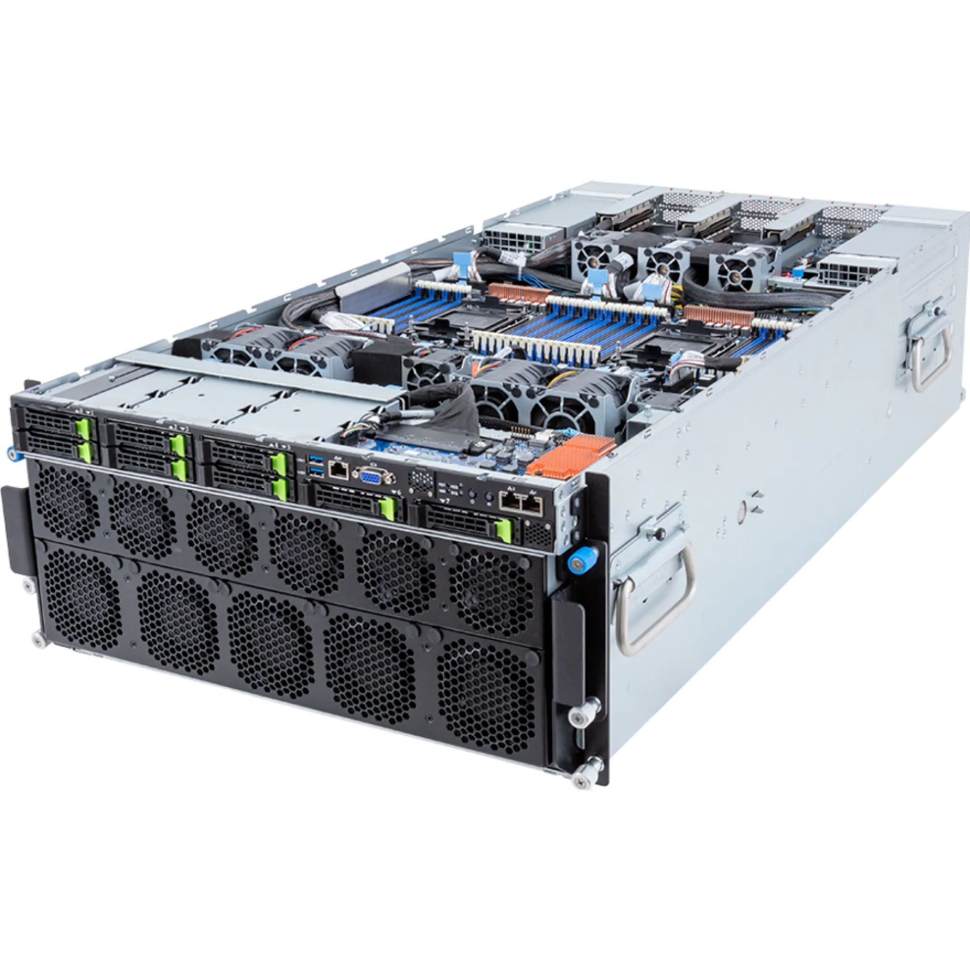 Gigabyte G593-SD0-AAX1 angle view 