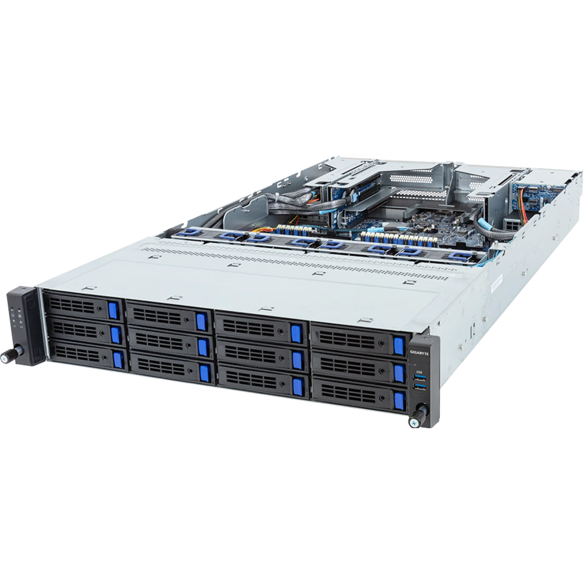 R283-S91-AAJ2 | Gigabyte Dual Intel® Xeon® CPU Max Series Xeon Scalable 4th Gen Xeon Scalable 5th Gen 2U Rack Server R283-S91-AAJ2 | Gigabyte Dual Intel® Xeon® CPU Max Series Xeon Scalable 4th Gen Xeon Scalable 5th Gen 2U Rack Server