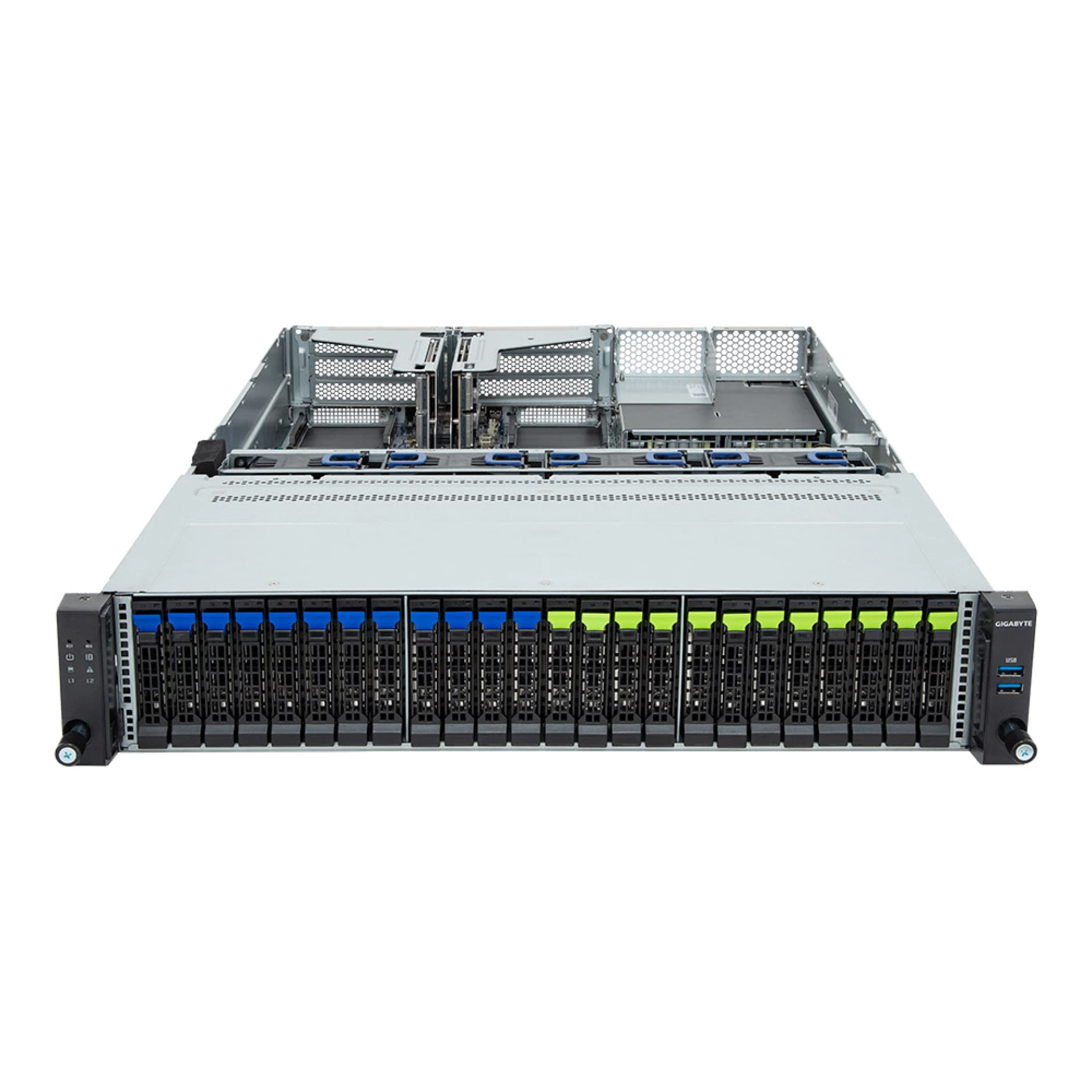 R263-Z32-AAV1 Gigabyte front view Gigabyte R263-Z32-AAV1 front view