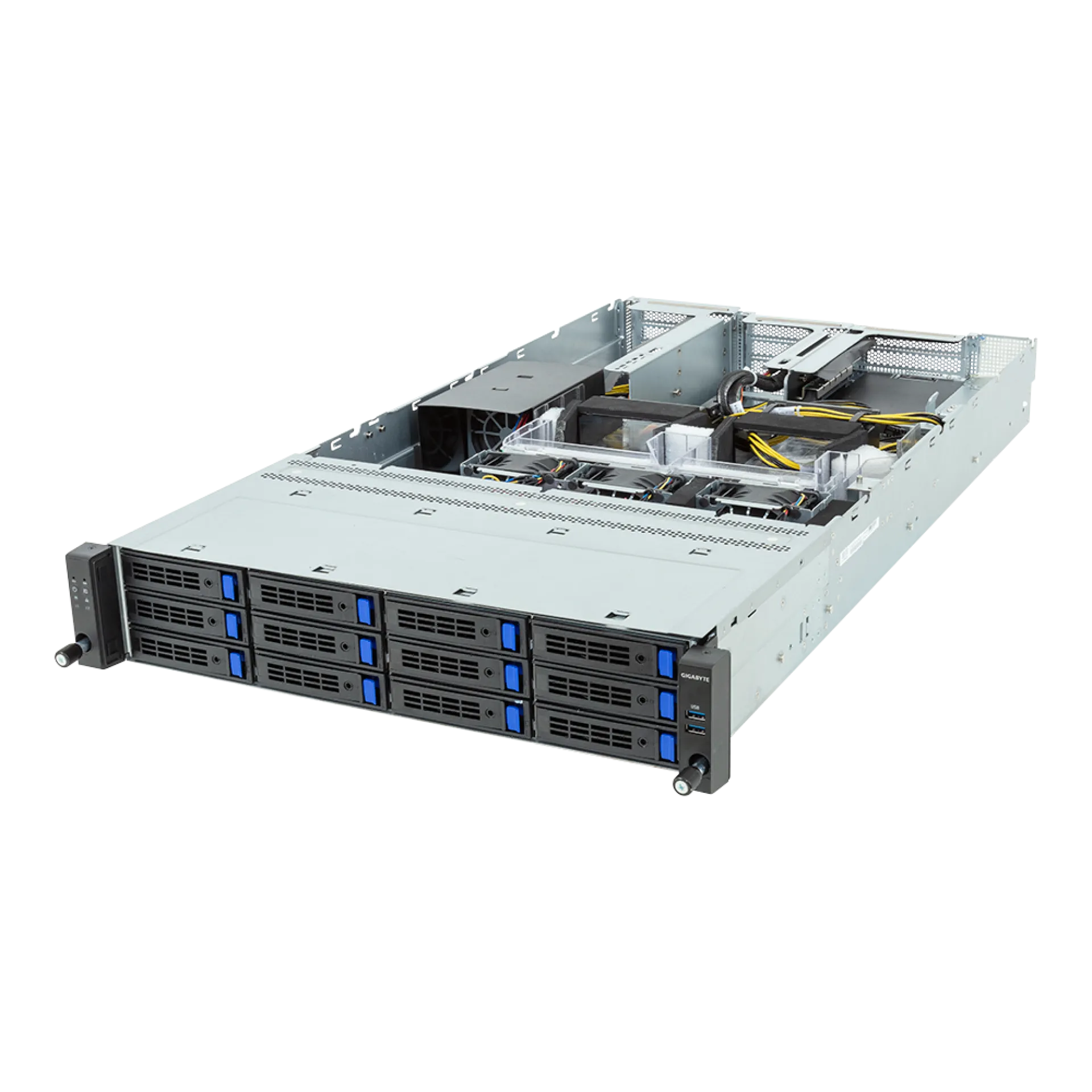 R243-EG0-AAL1 Gigabyte angle view Gigabyte R243-EG0-AAL1 angle view