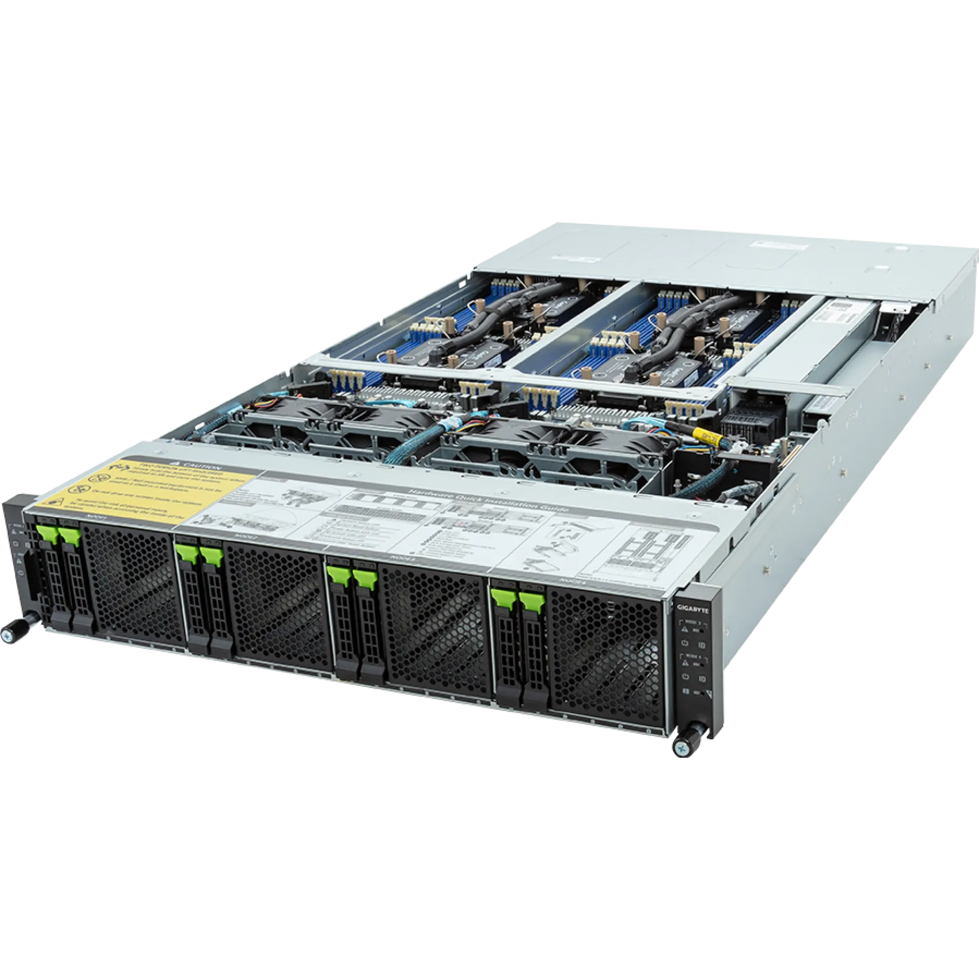 H263-S63-LAN1 Gigabyte angle view Gigabyte H263-S63-LAN1 angle view