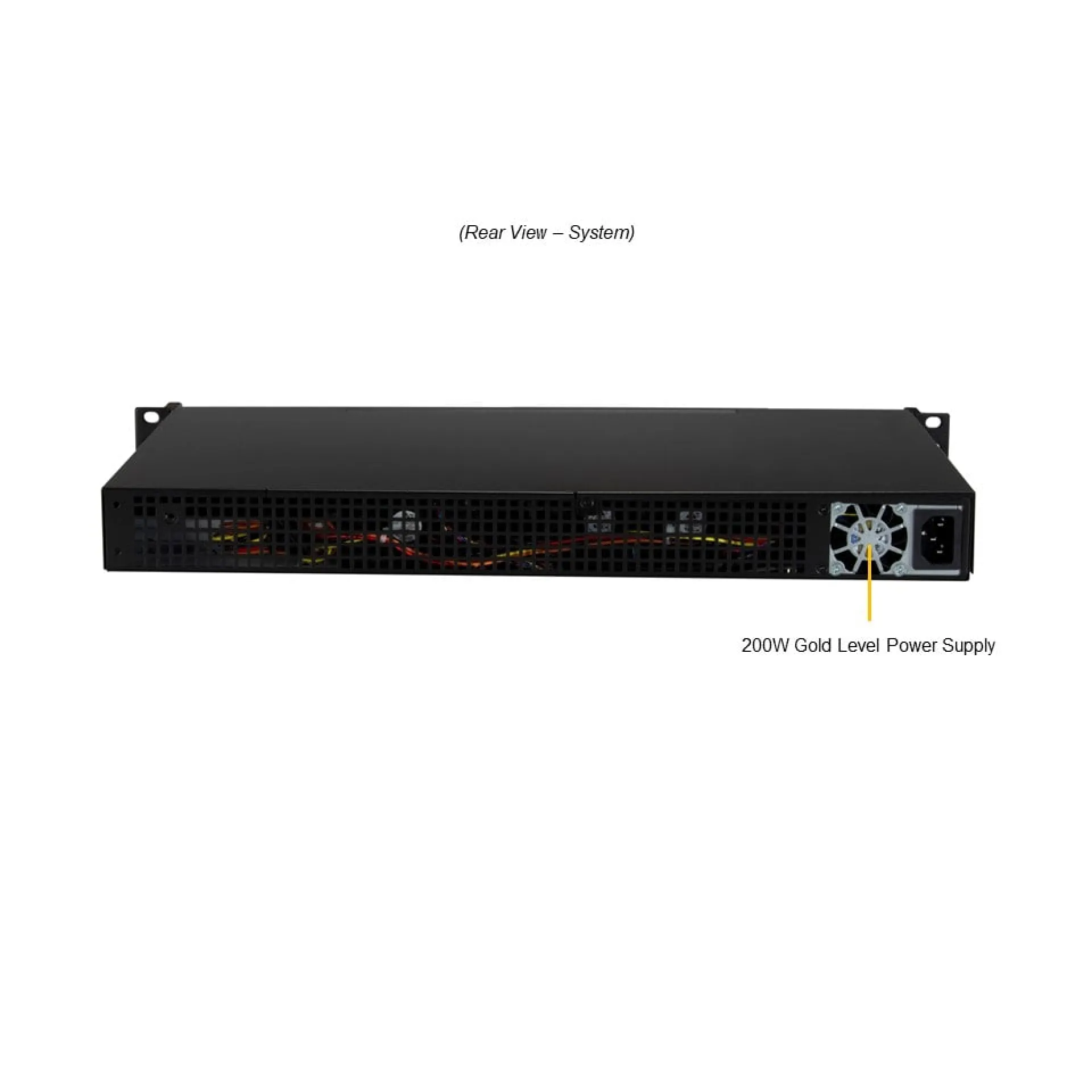 SYS-510D-4C-FN6P-02-G1 Supermicro rear view Supermicro SYS-510D-4C-FN6P-02-G1 rear view
