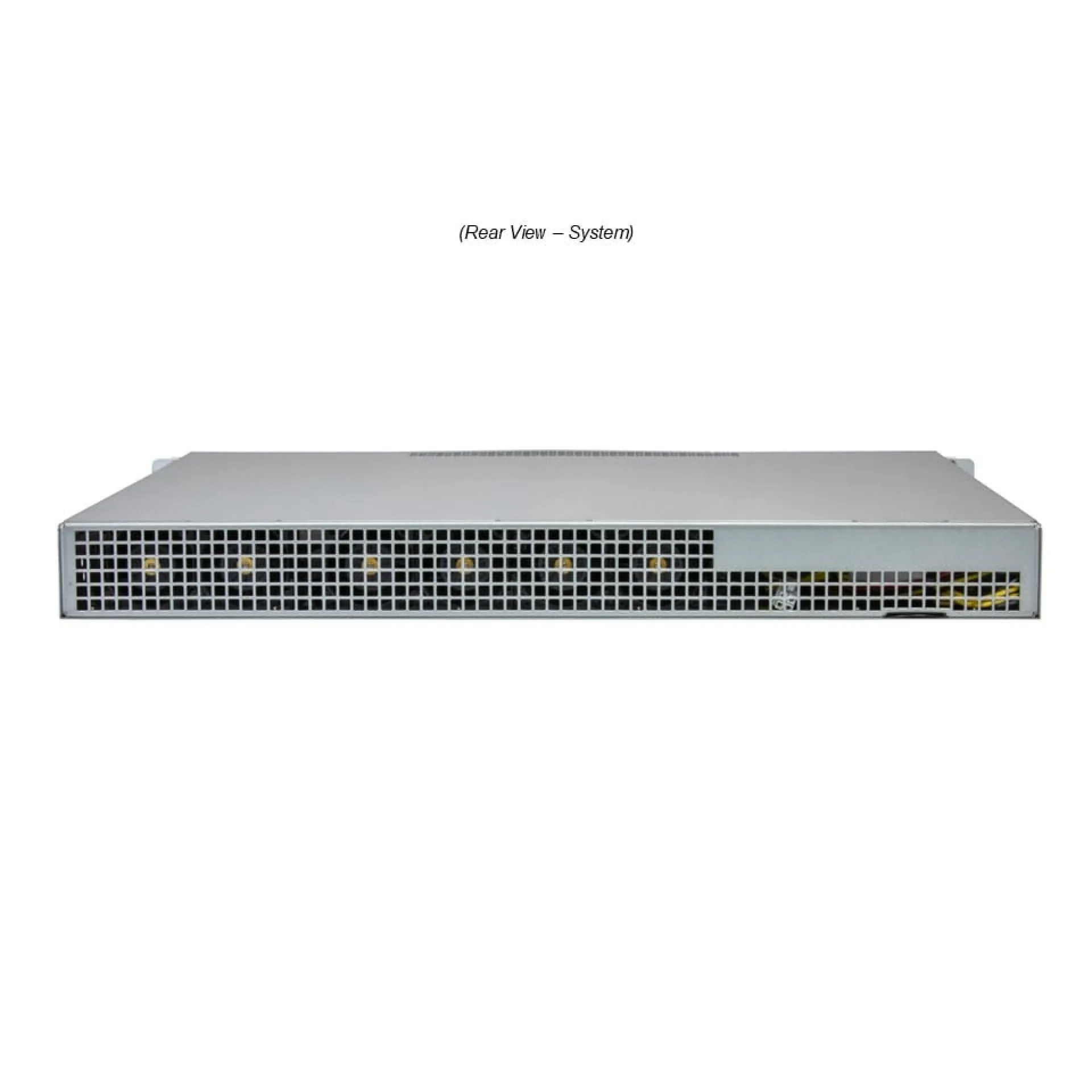 ARS-111L-FR Supermicro rear view Supermicro ARS-111L-FR rear view