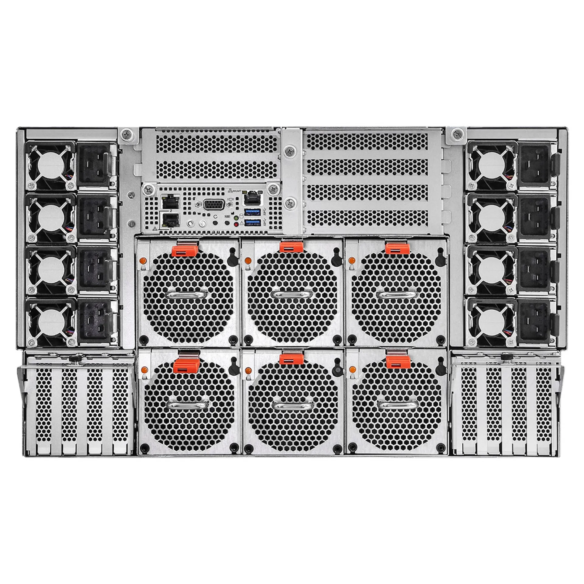 ASRock 6U8X-GNR2 SYN H200 rear view