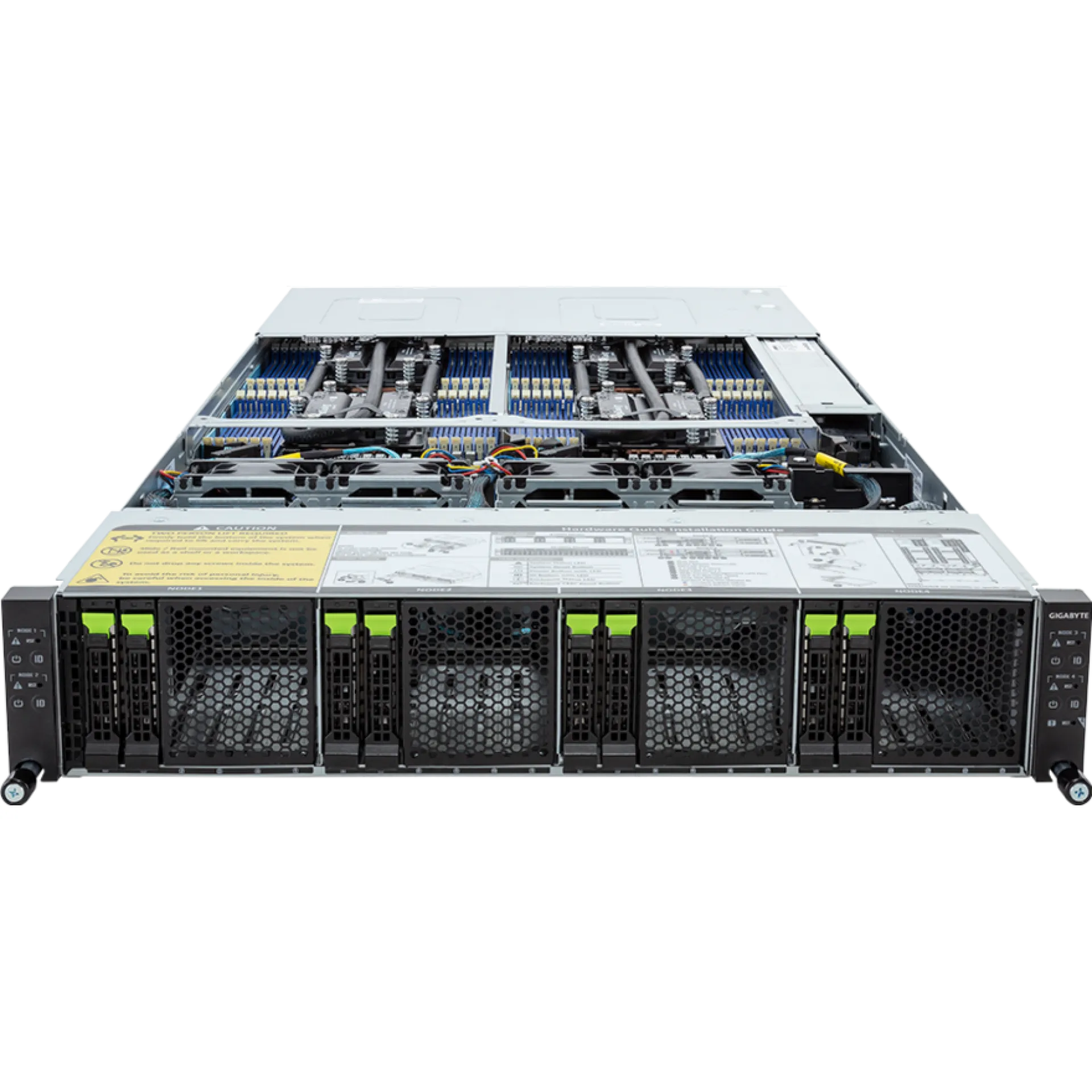 H273-Z81-LAN1 Gigabyte front view Gigabyte H273-Z81-LAN1 front view