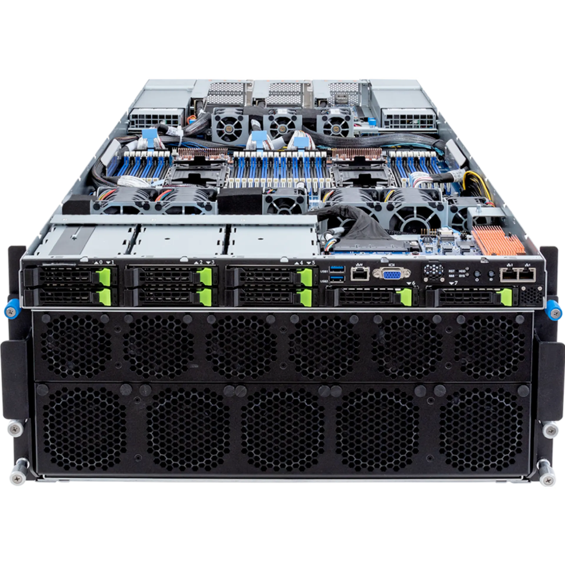Gigabyte G593-SD0-AAX1 front view 