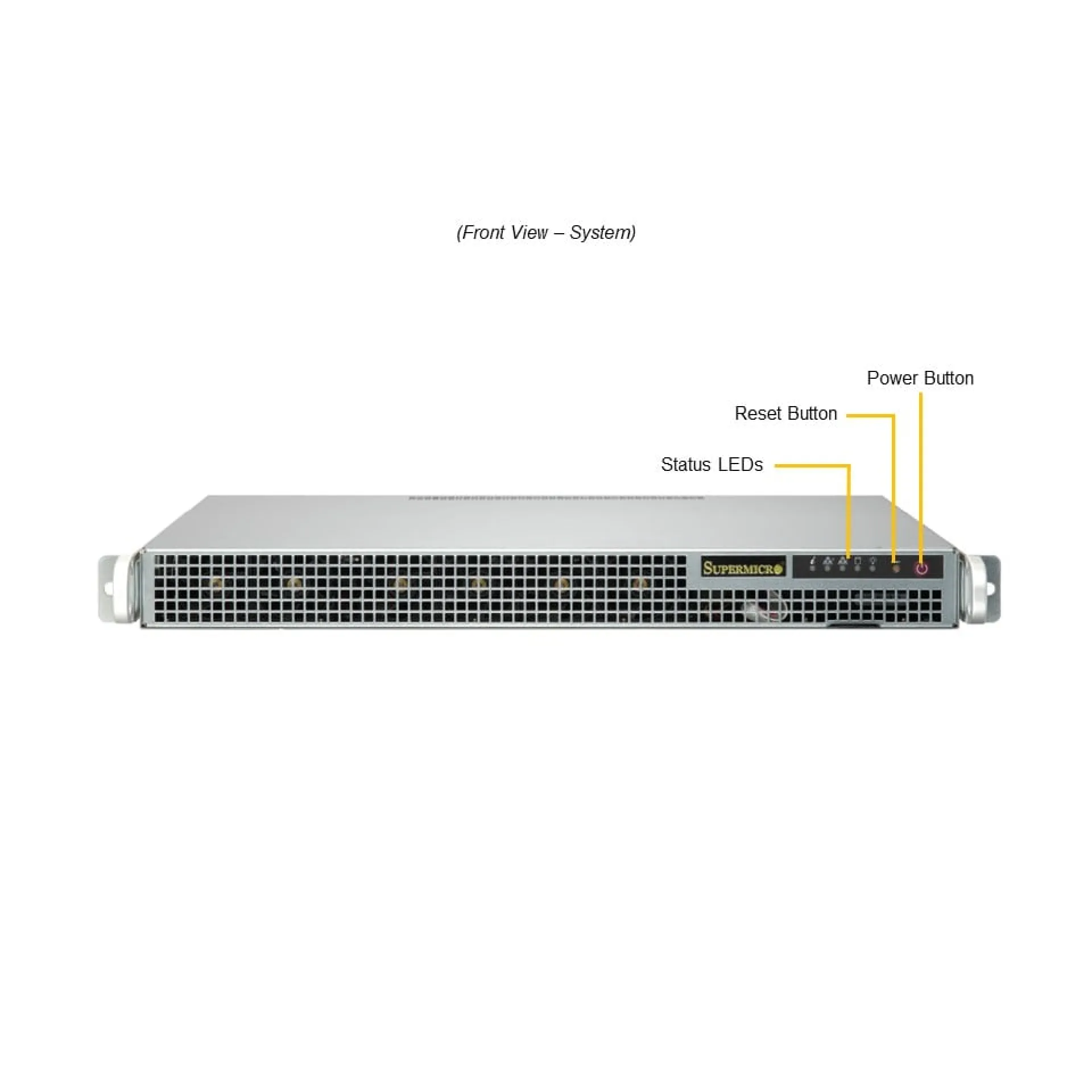 AS-1015A-MT Supermicro front view Supermicro AS-1015A-MT front view