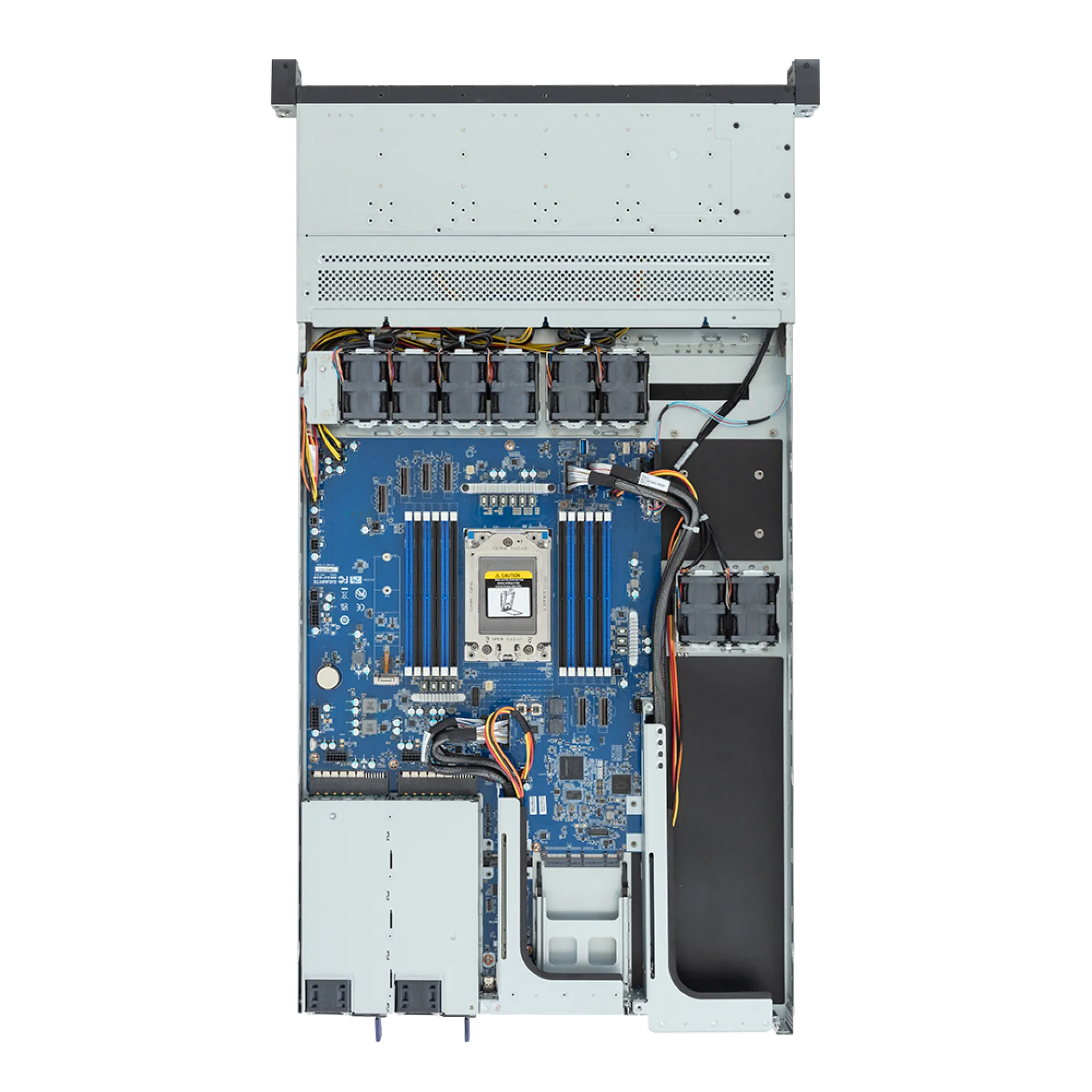 R143-EG2-AAC2 Gigabyte top view Gigabyte R143-EG2-AAC2 top view