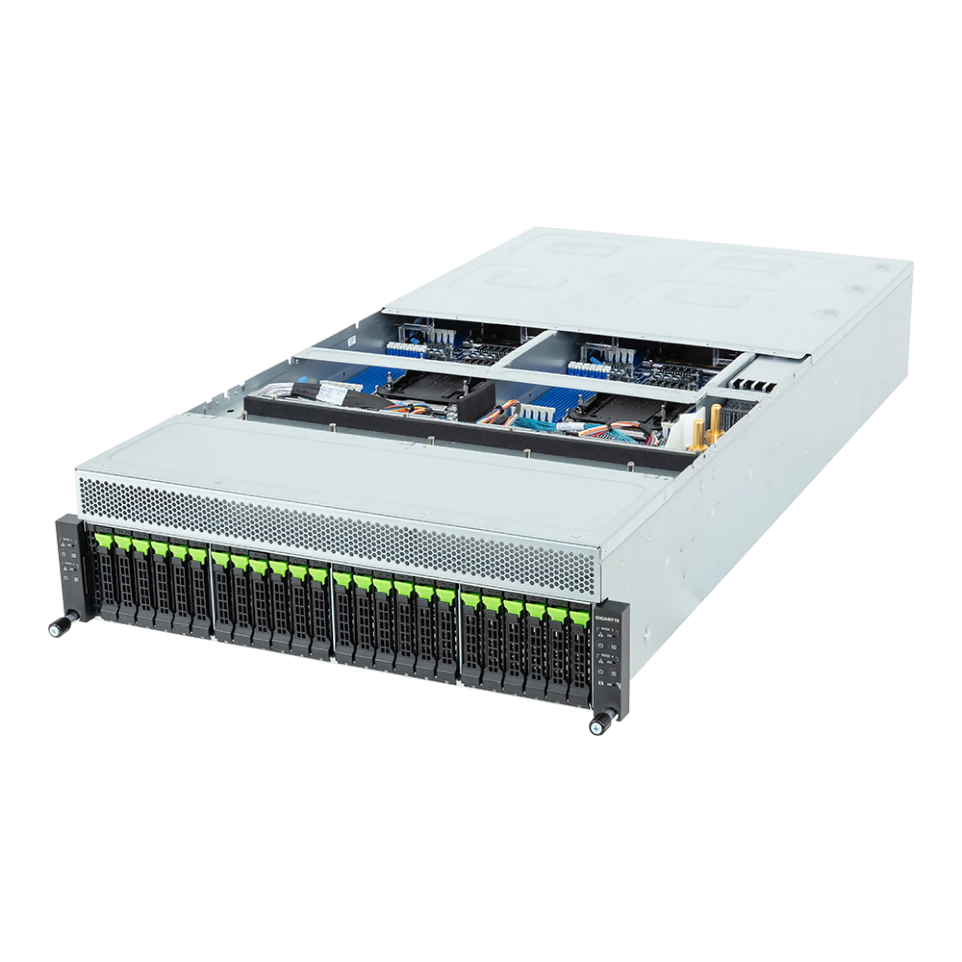 Gigabyte H374-A80-AAW1 angle view 