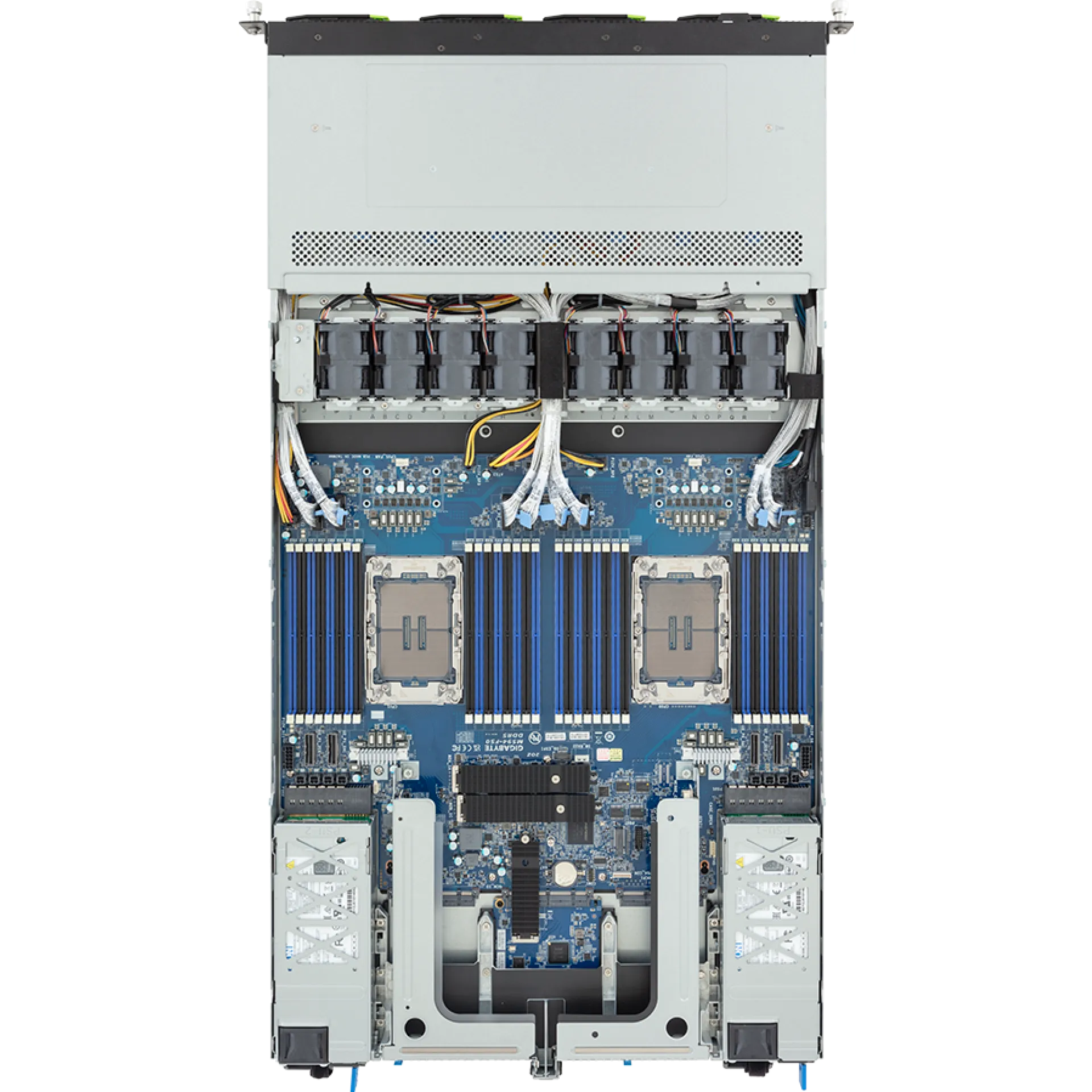 R184-S94-AAV1 Gigabyte top view Gigabyte R184-S94-AAV1 top view