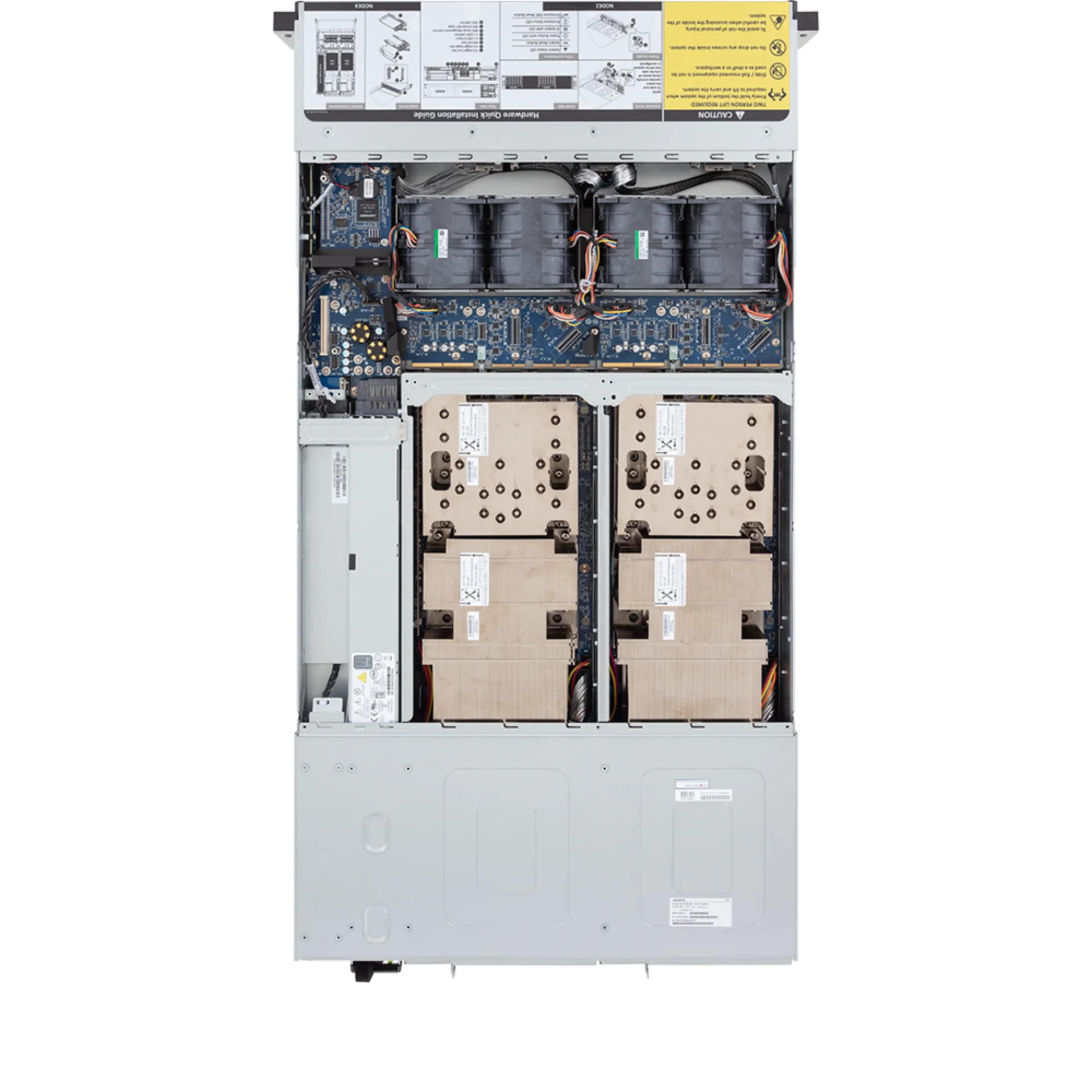 H223-V10-AAW1 Gigabyte top view Gigabyte H223-V10-AAW1 top view