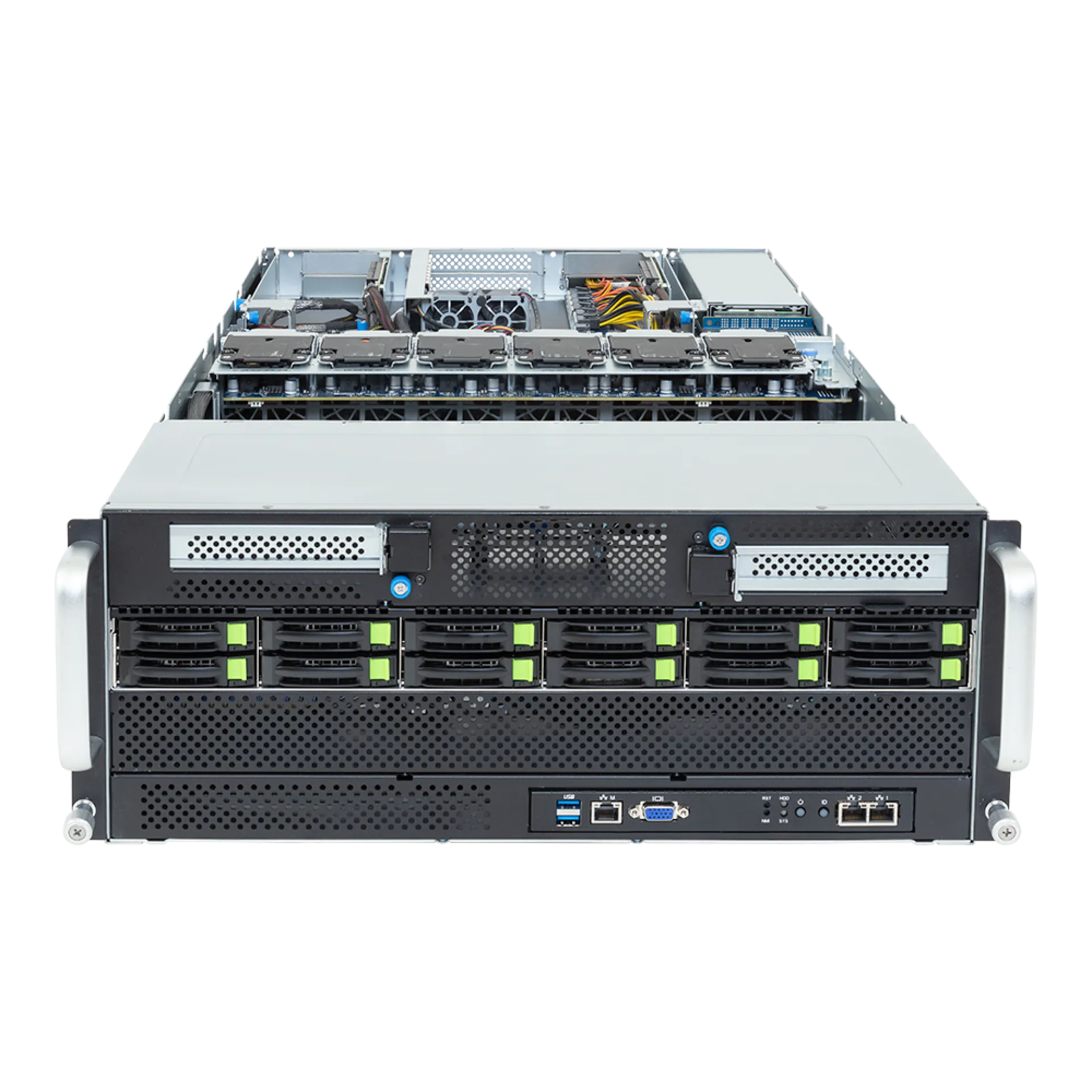 Gigabyte G494-ZB4-AAP2 front view 