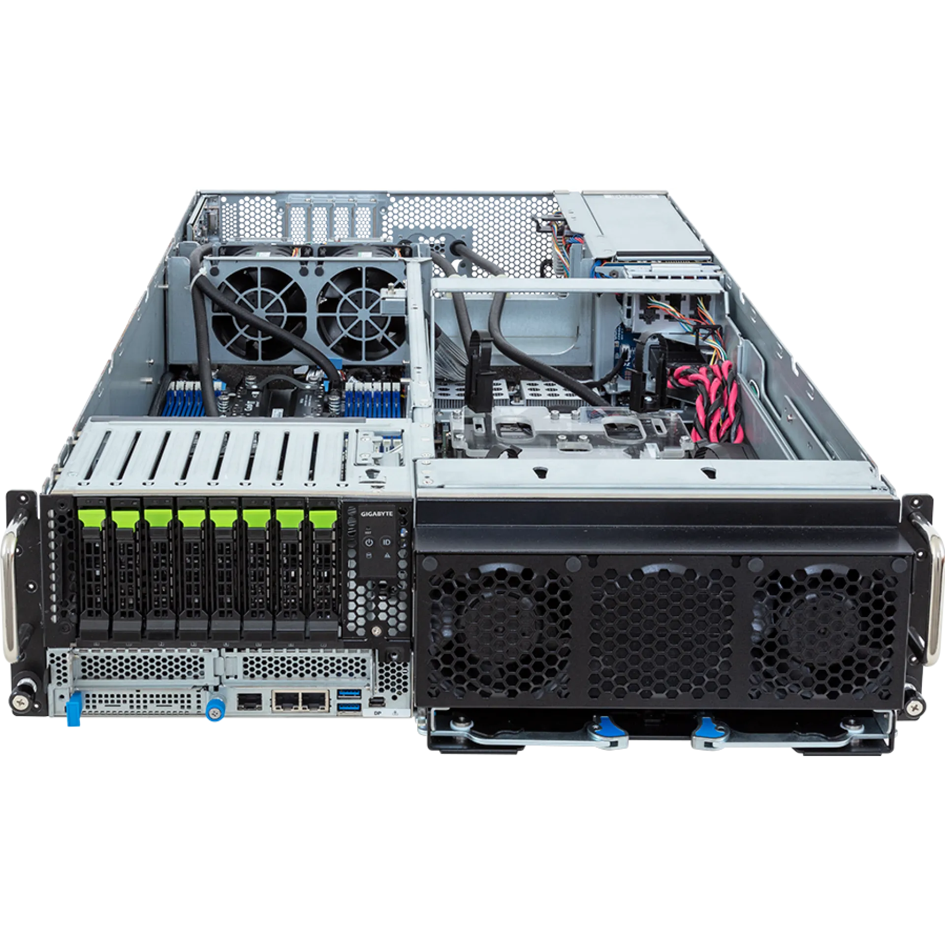 Gigabyte G363-ZR0-LAX4 front view 