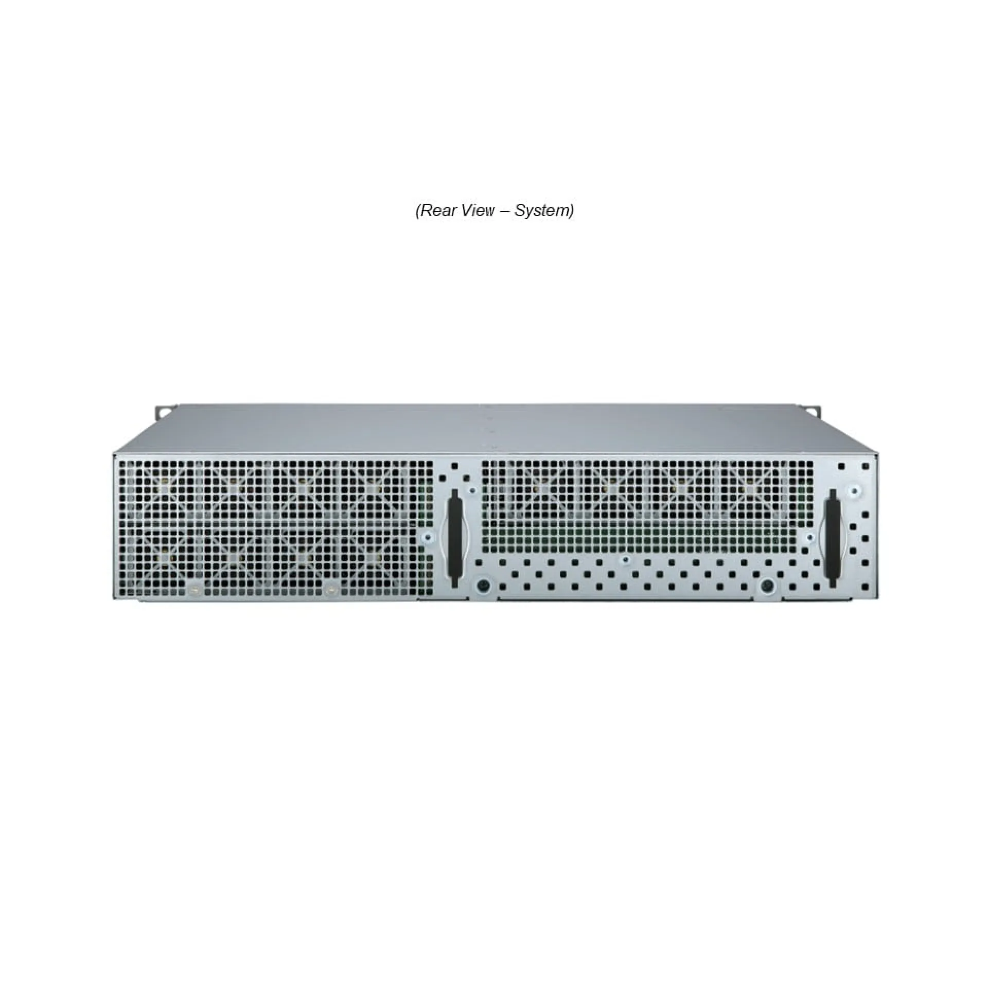 SYS-211SE-31A Supermicro rear view Supermicro SYS-211SE-31A rear view