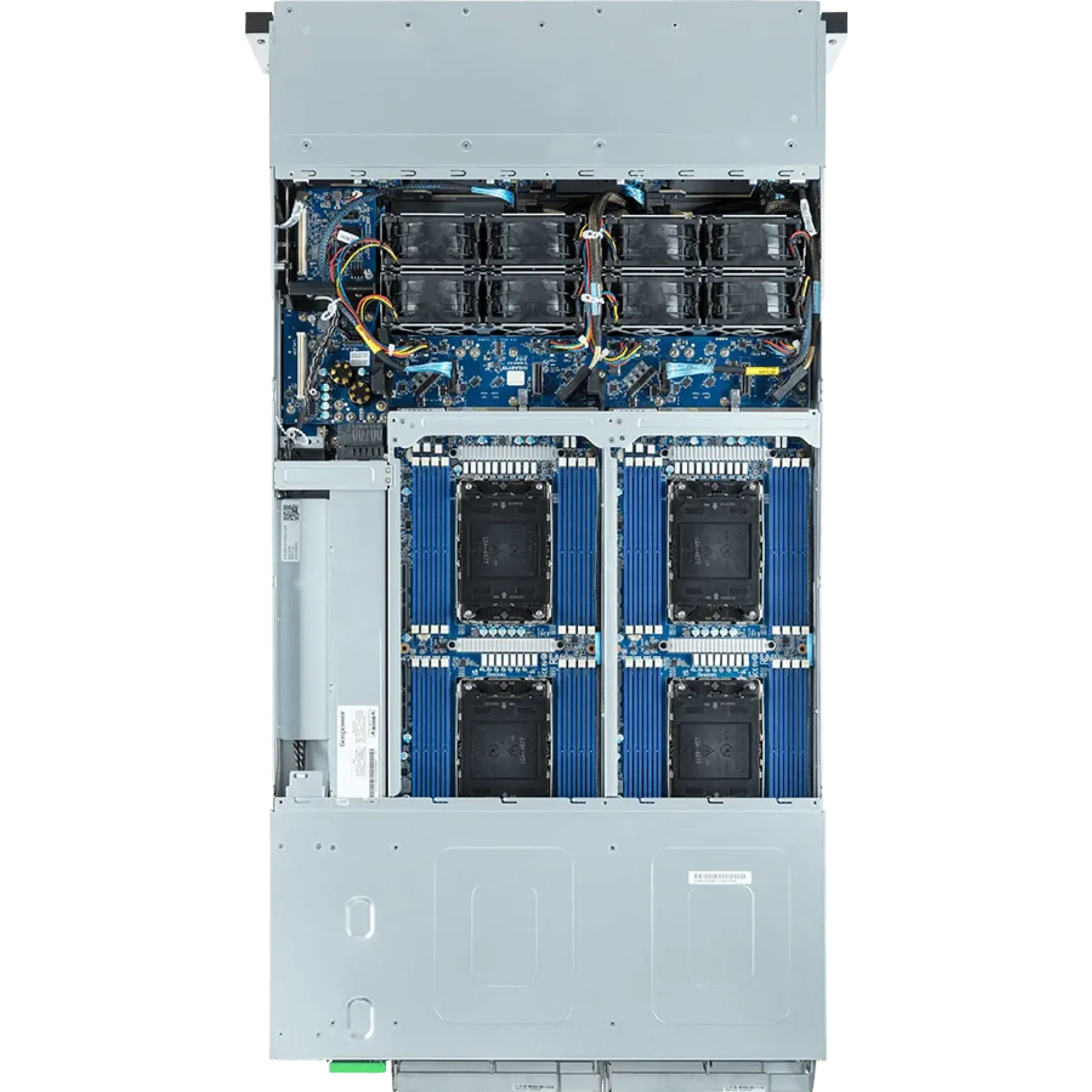 H263-S63-AAW1 Gigabyte top view Gigabyte H263-S63-AAW1 top view