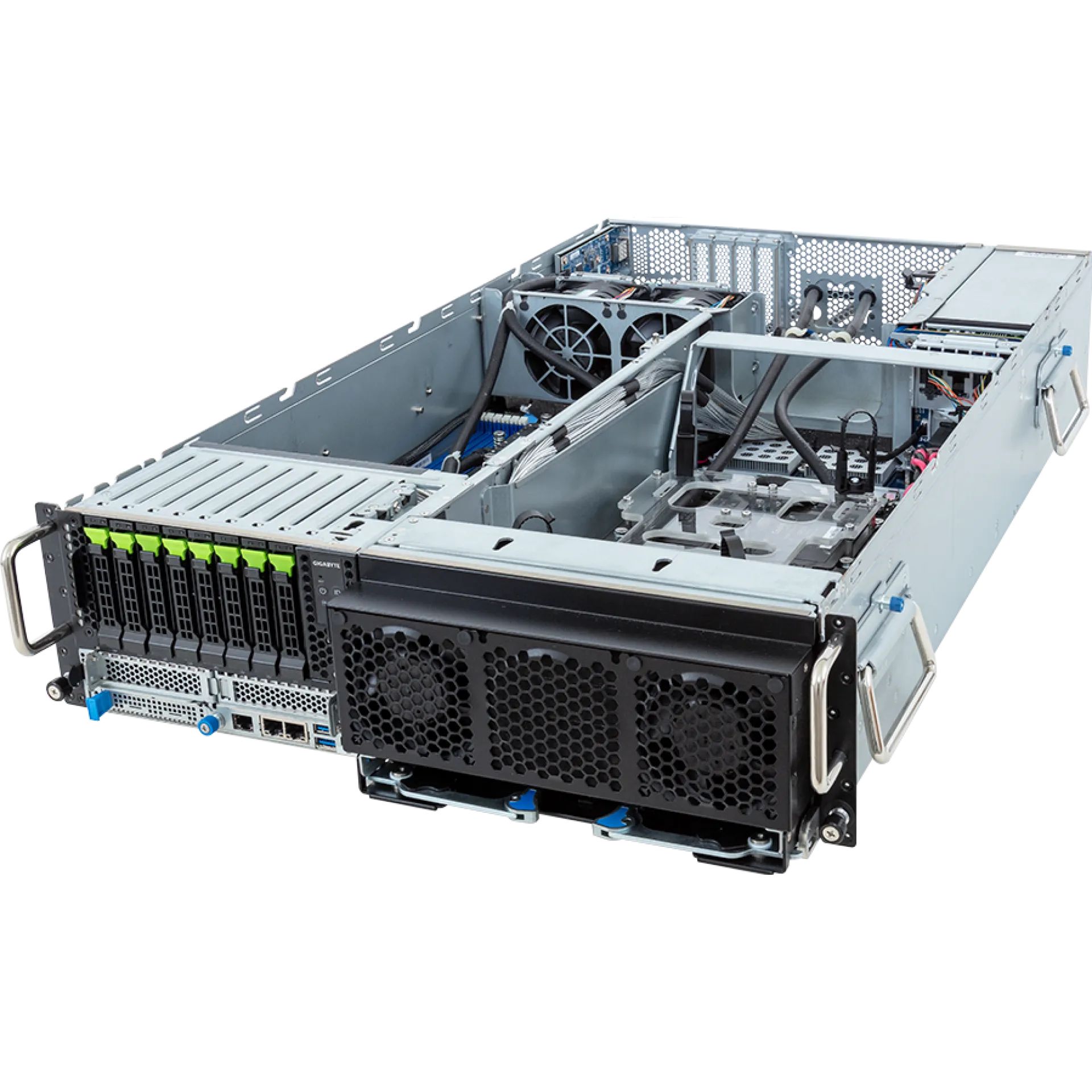Gigabyte G363-ZR0-LAX1 angle view 