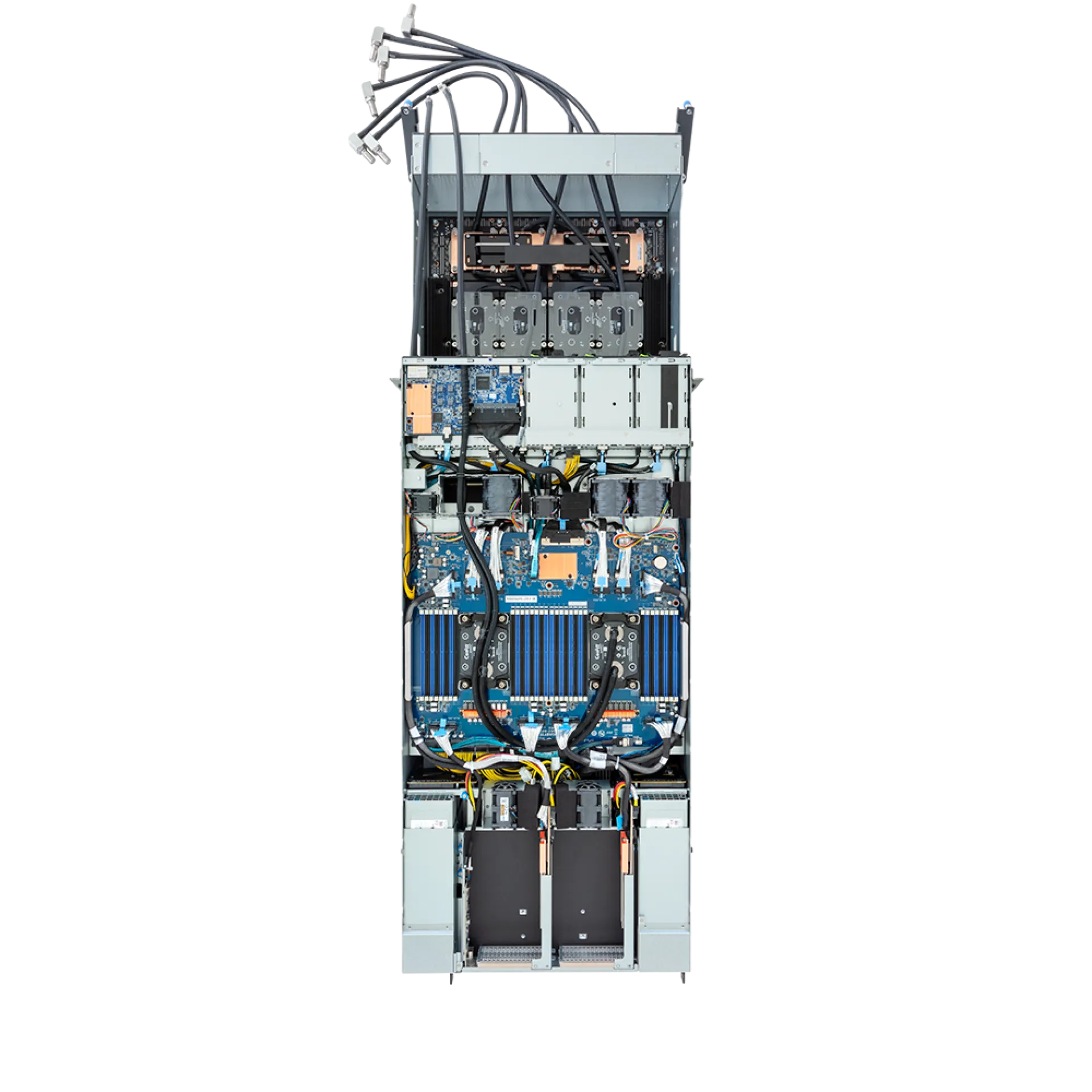 G593-SD1-LAX3 Gigabyte top view Gigabyte G593-SD1-LAX3 top view