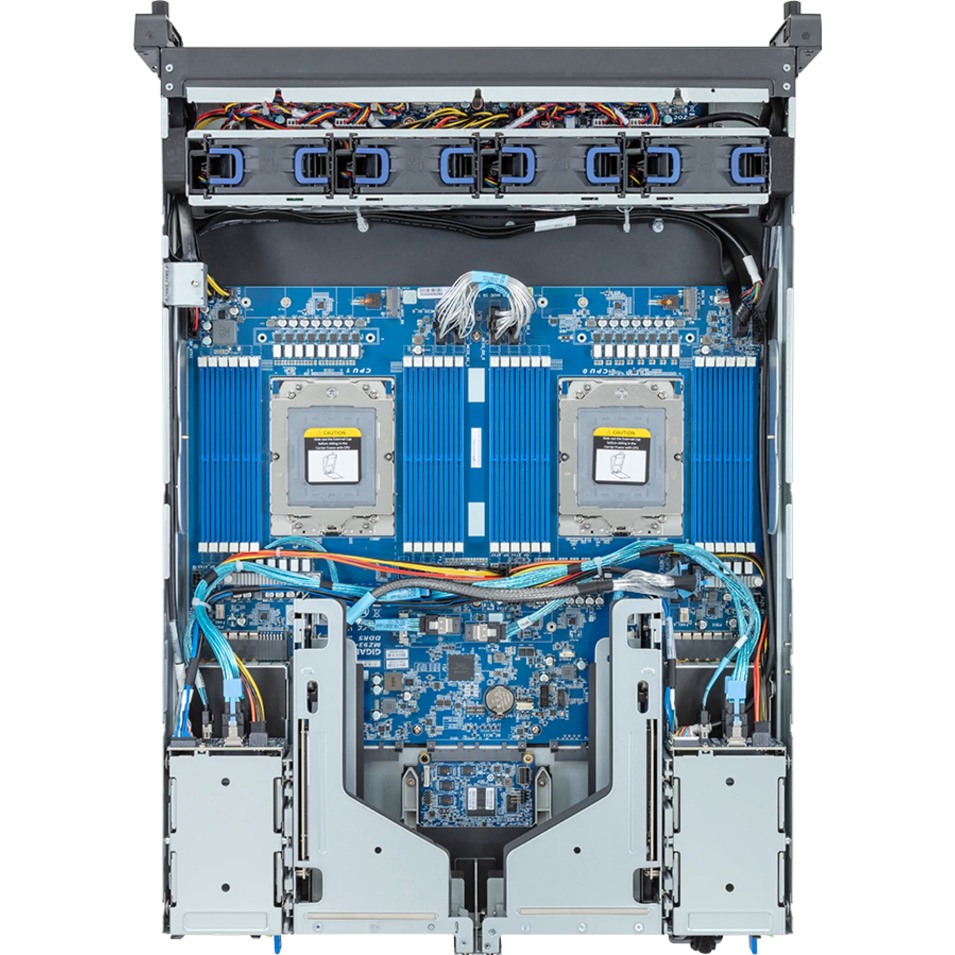 Gigabyte E283-Z90-AAV1 top view 