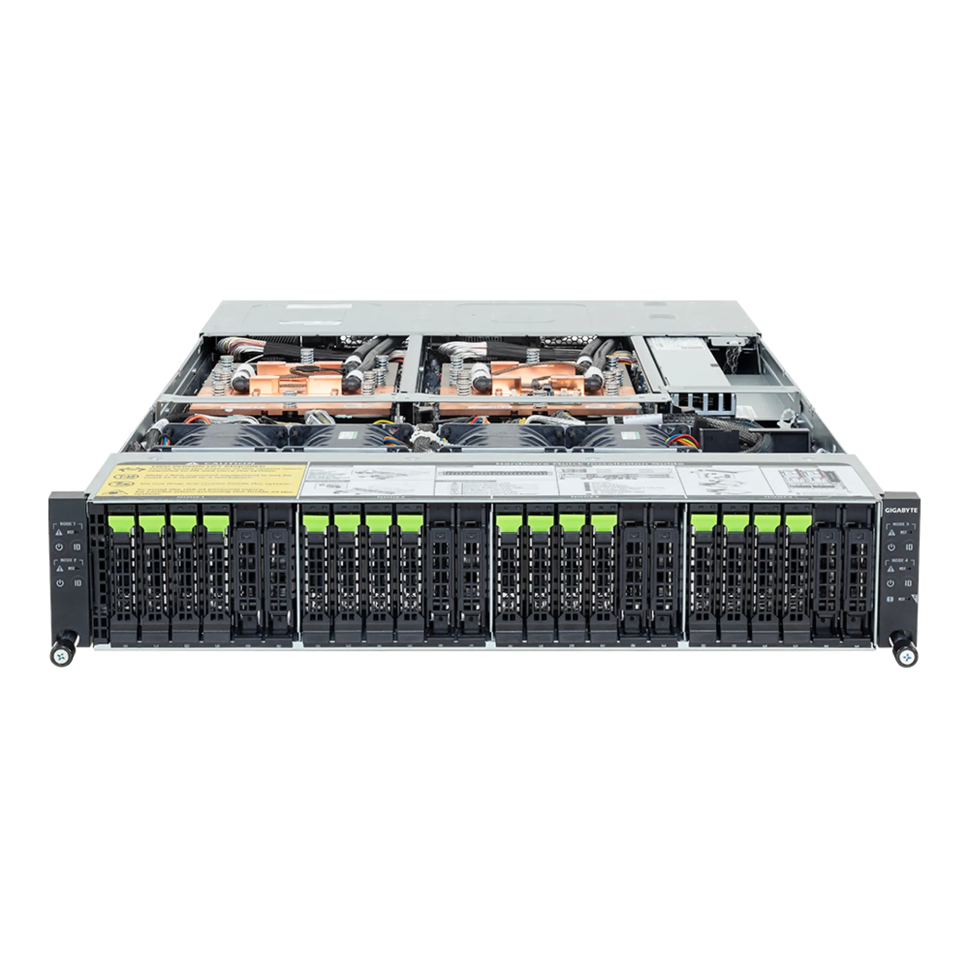 H263-V11-LAW1 Gigabyte front view Gigabyte H263-V11-LAW1 front view