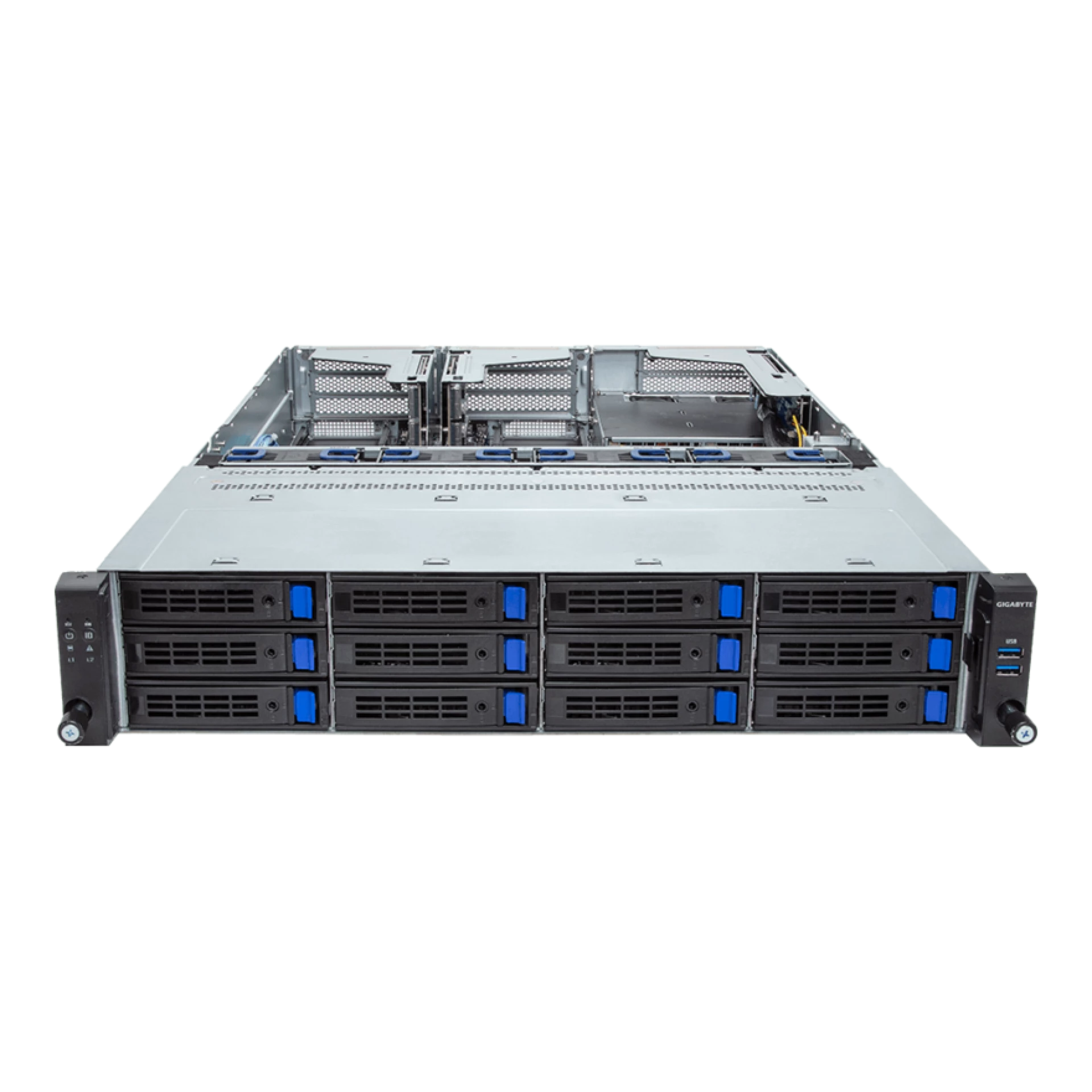 R263-S33-AAF1 Gigabyte front view Gigabyte R263-S33-AAF1 front view