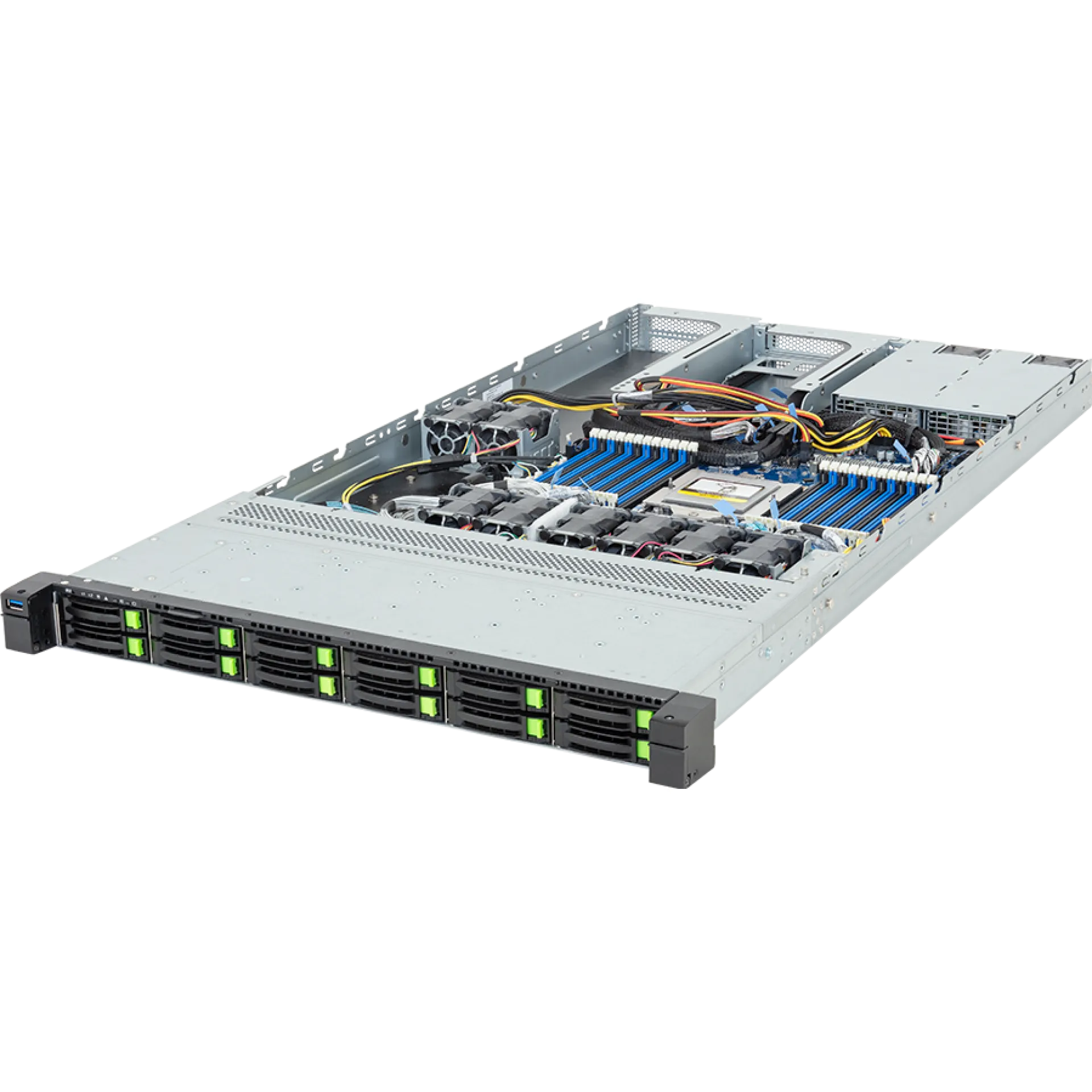 Gigabyte R163-ZG2-AAJ2 angle view 