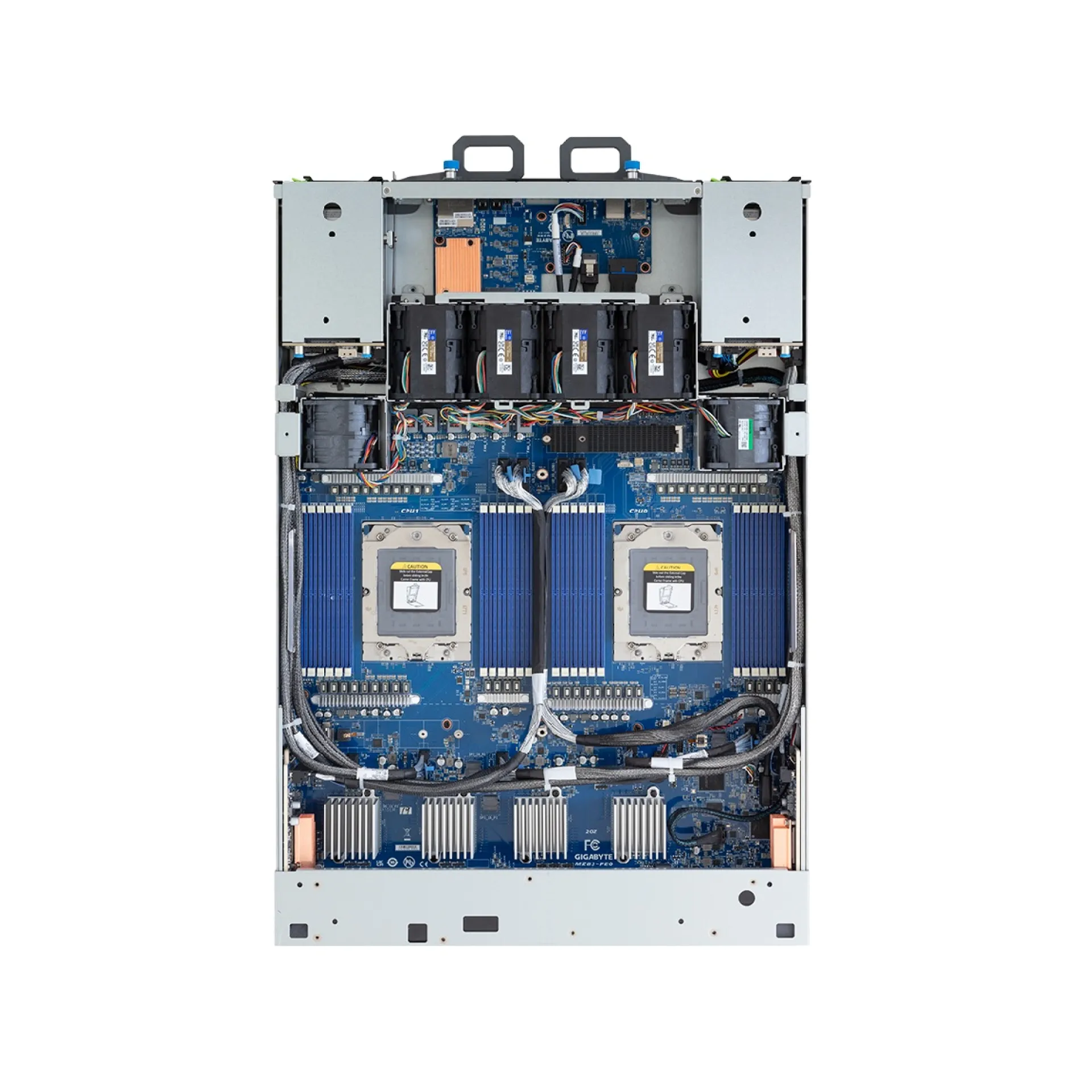 G893-ZX1-AAX2 Gigabyte top view Gigabyte G893-ZX1-AAX2 top view